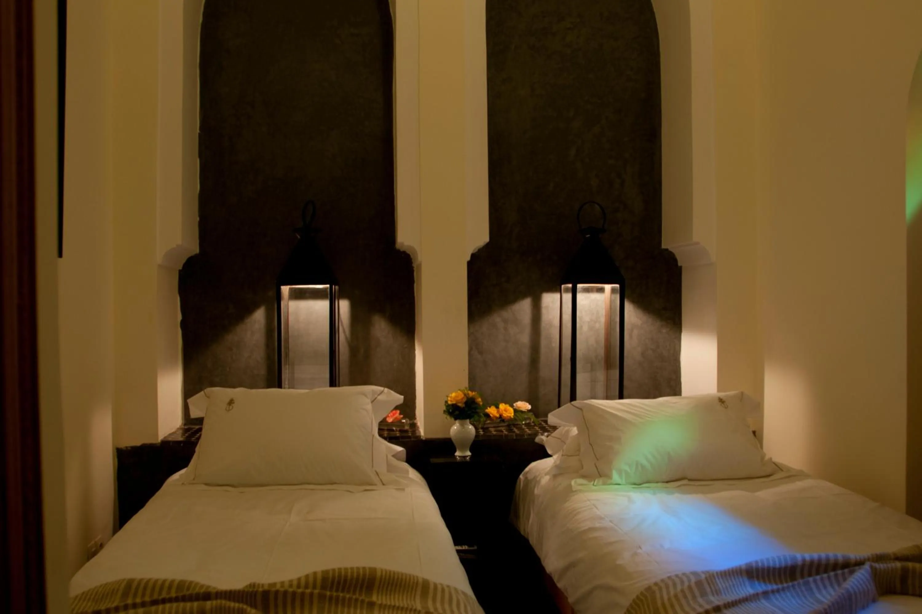 Bed in Riad Granvilier