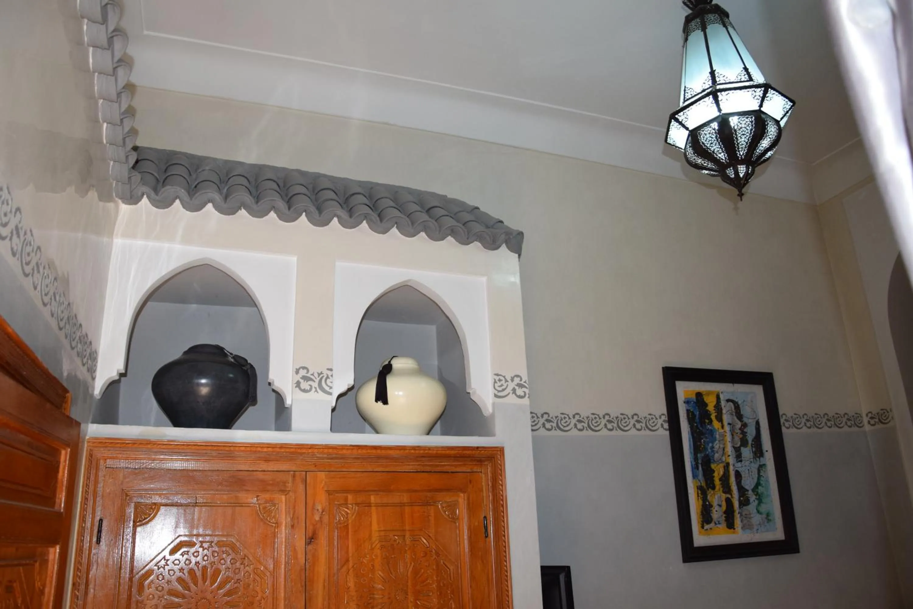 Decorative detail in Riad Granvilier