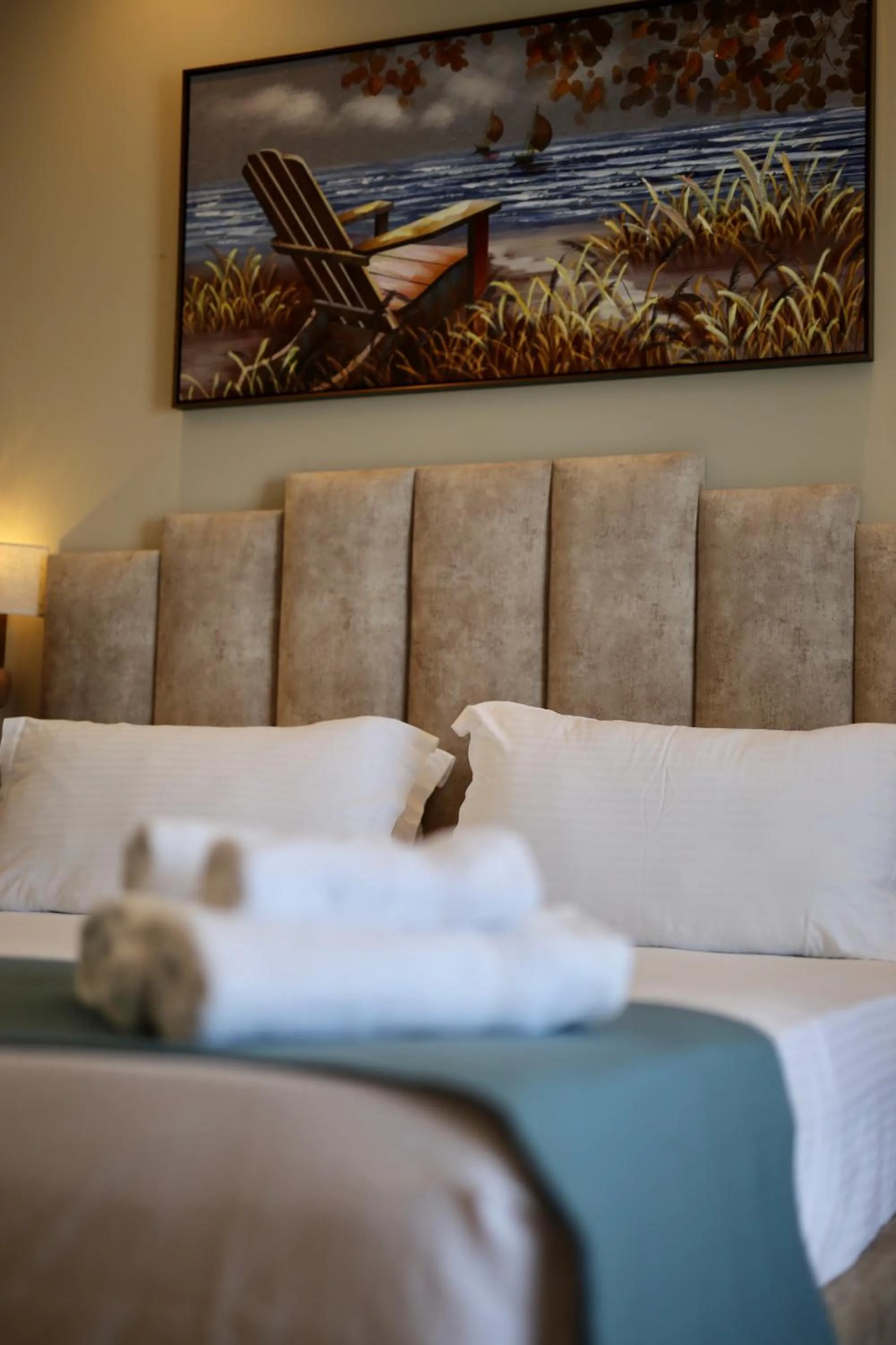 Bed in VM Resort & SPA