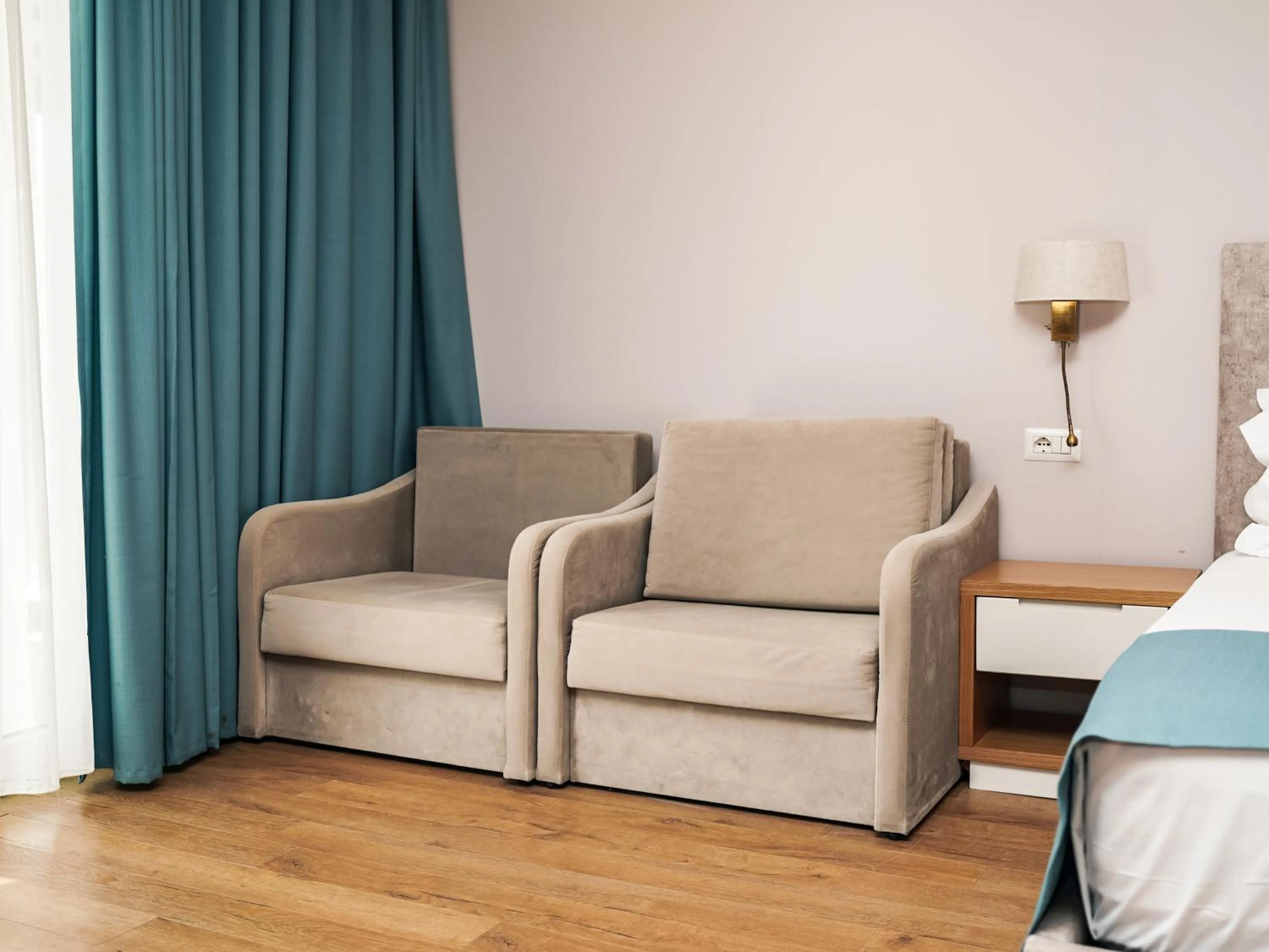 Bed in VM Resort & SPA