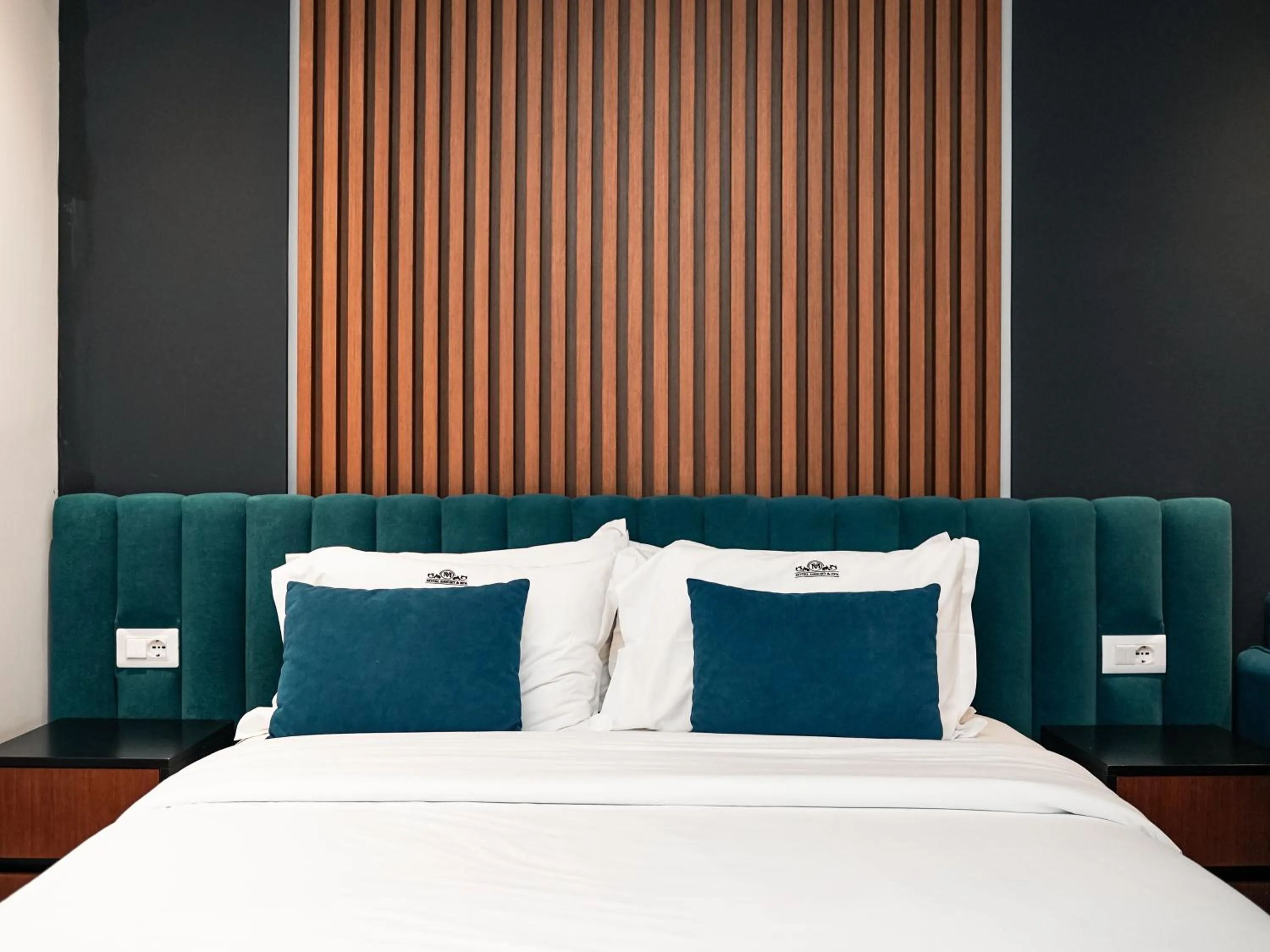 Bed in VM Resort & SPA