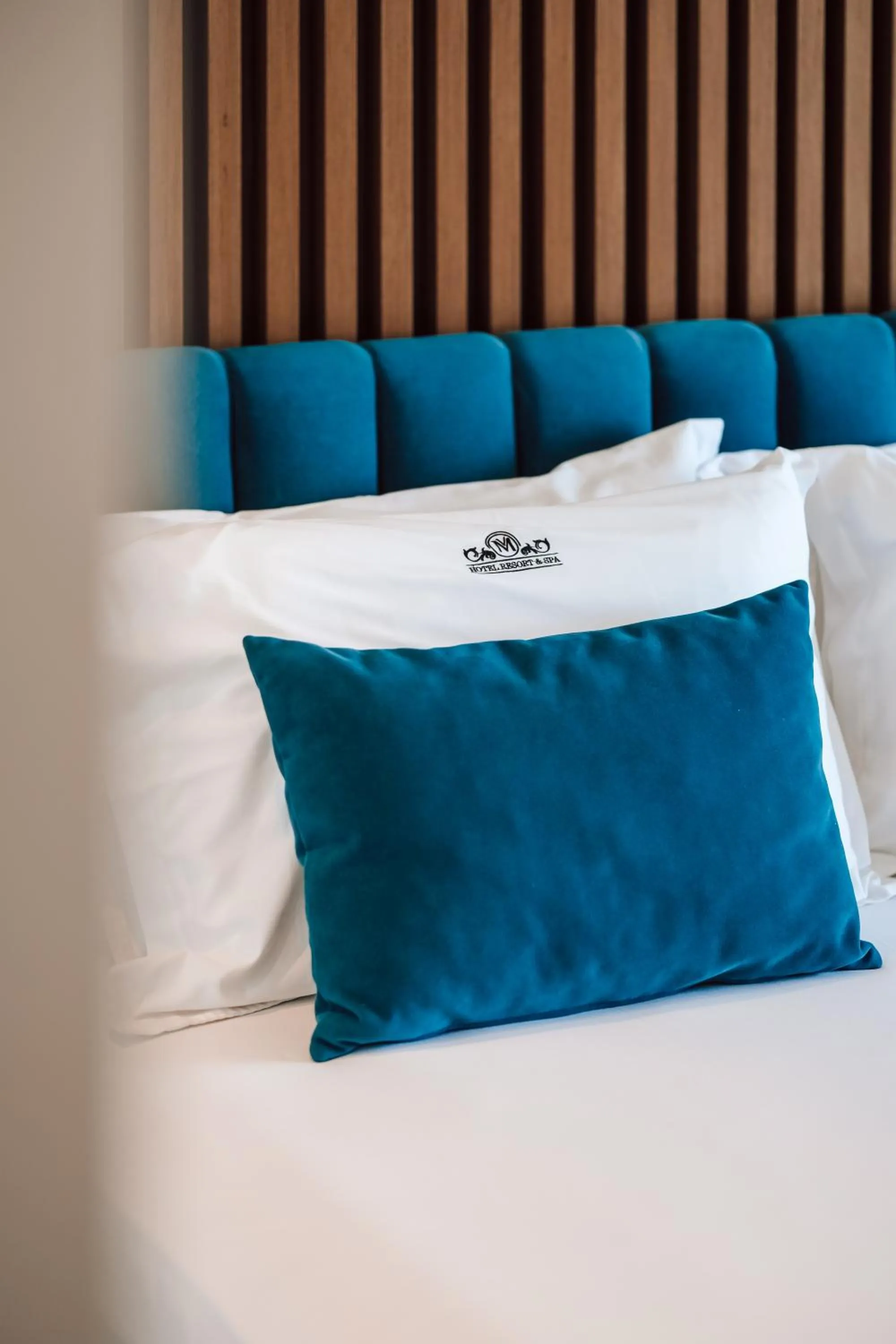 Bed in VM Resort & SPA