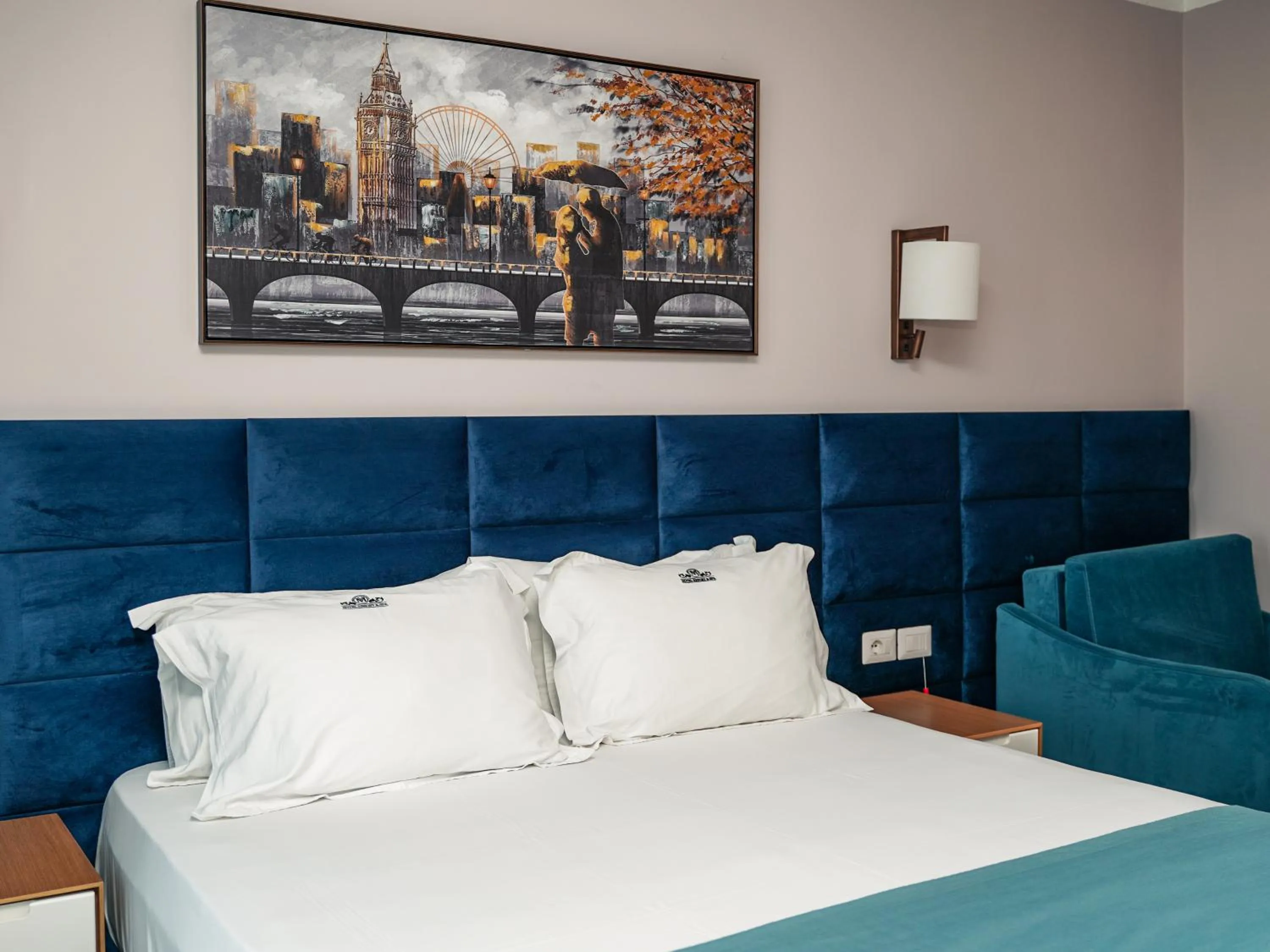 Bed in VM Resort & SPA