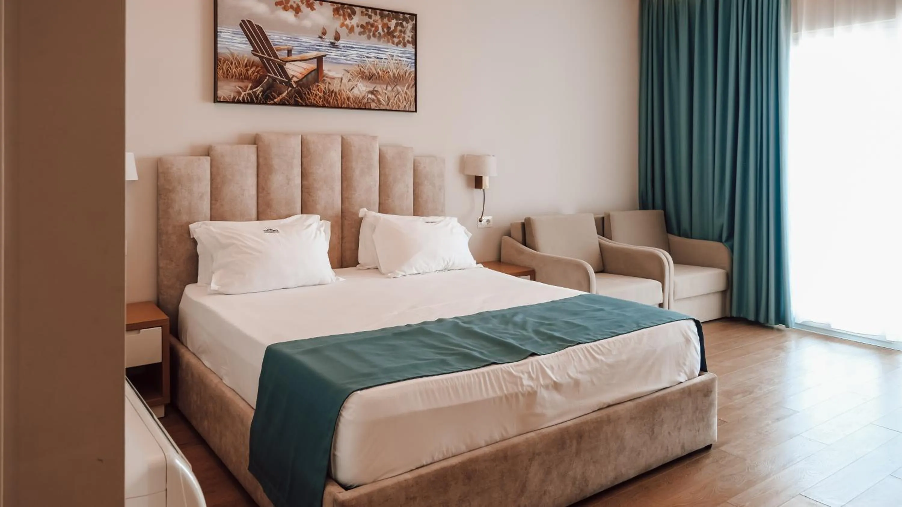 Bed in VM Resort & SPA