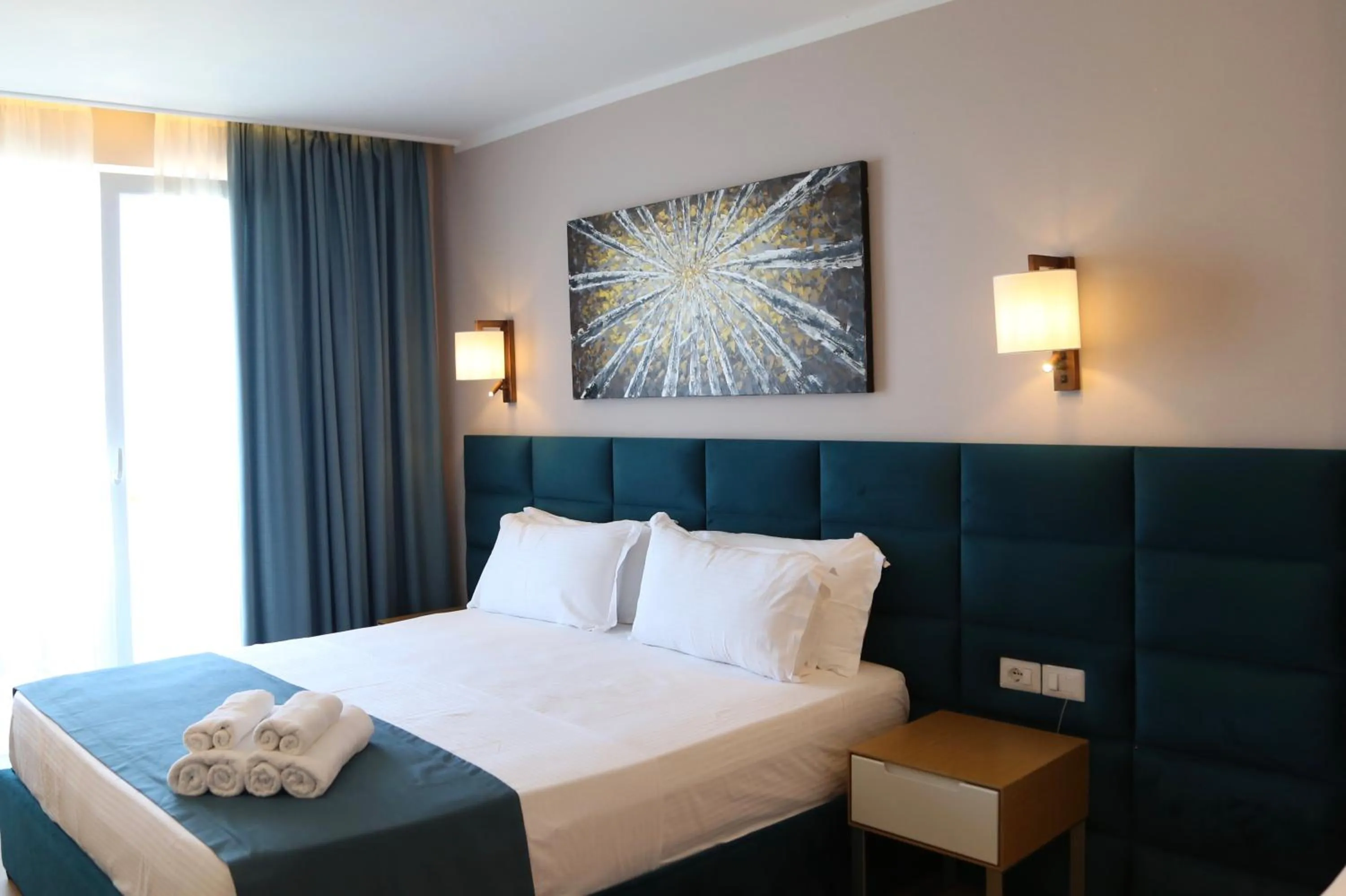 Bed in VM Resort & SPA