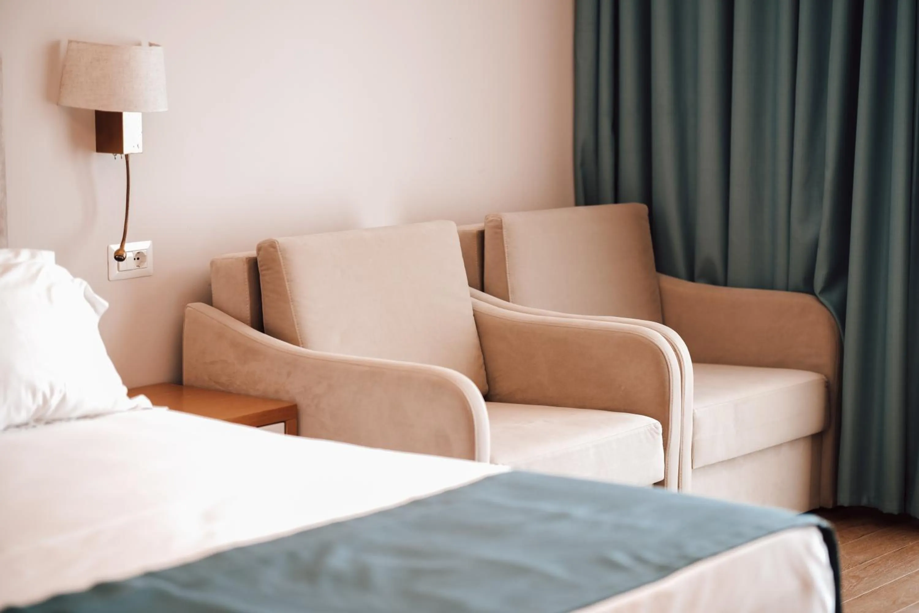 Bed in VM Resort & SPA