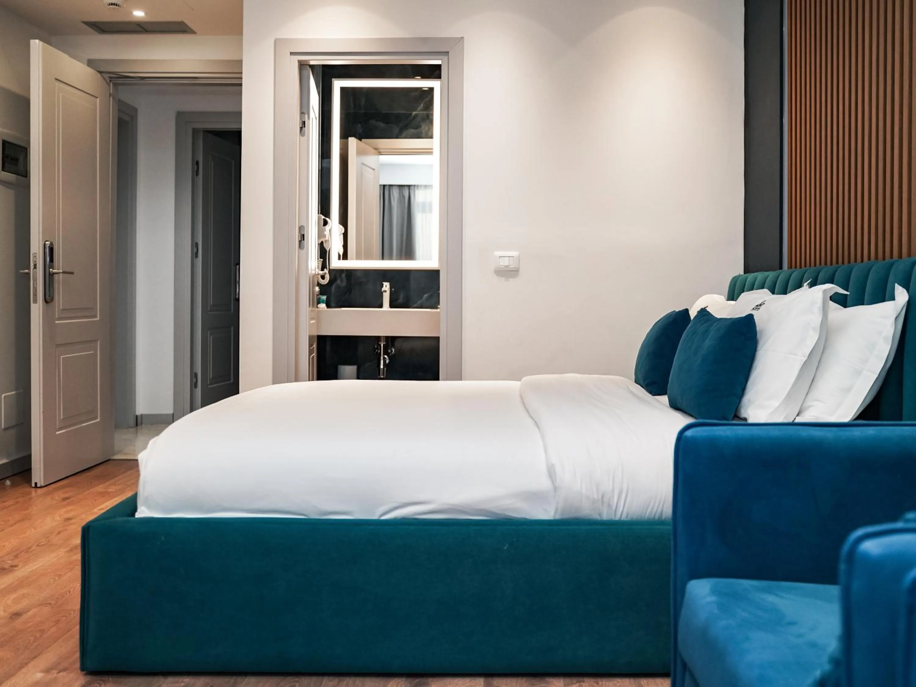 Bed in VM Resort & SPA