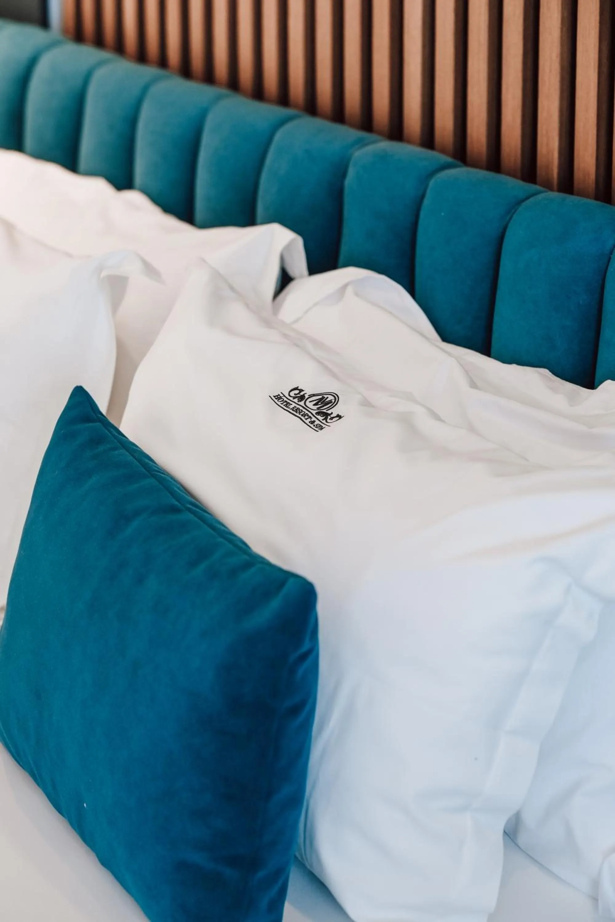 Bed in VM Resort & SPA