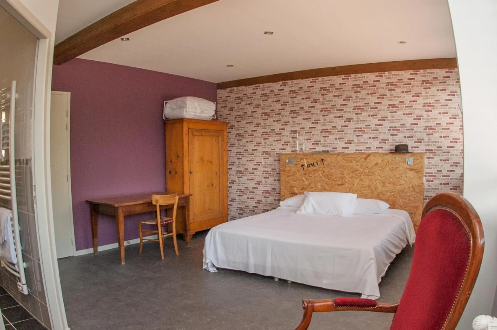 Bed in Le Jardin de la Reyssouze