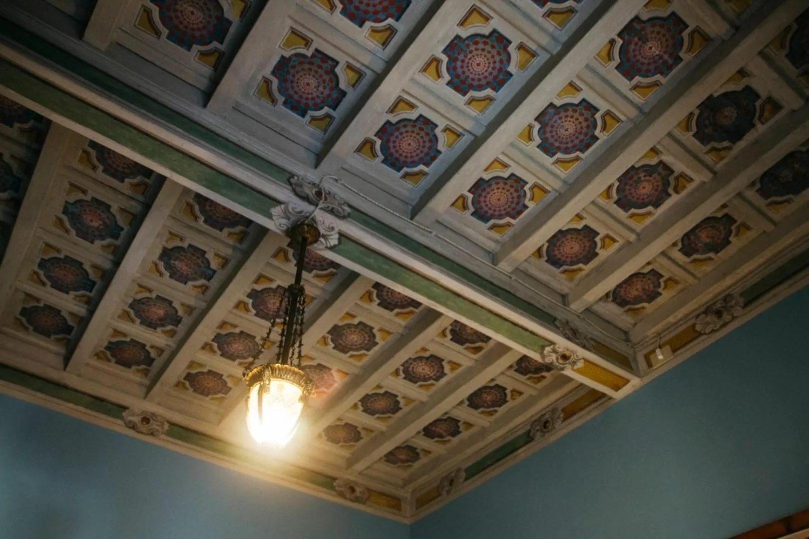 Decorative detail in Villa Moris bed and breakfast