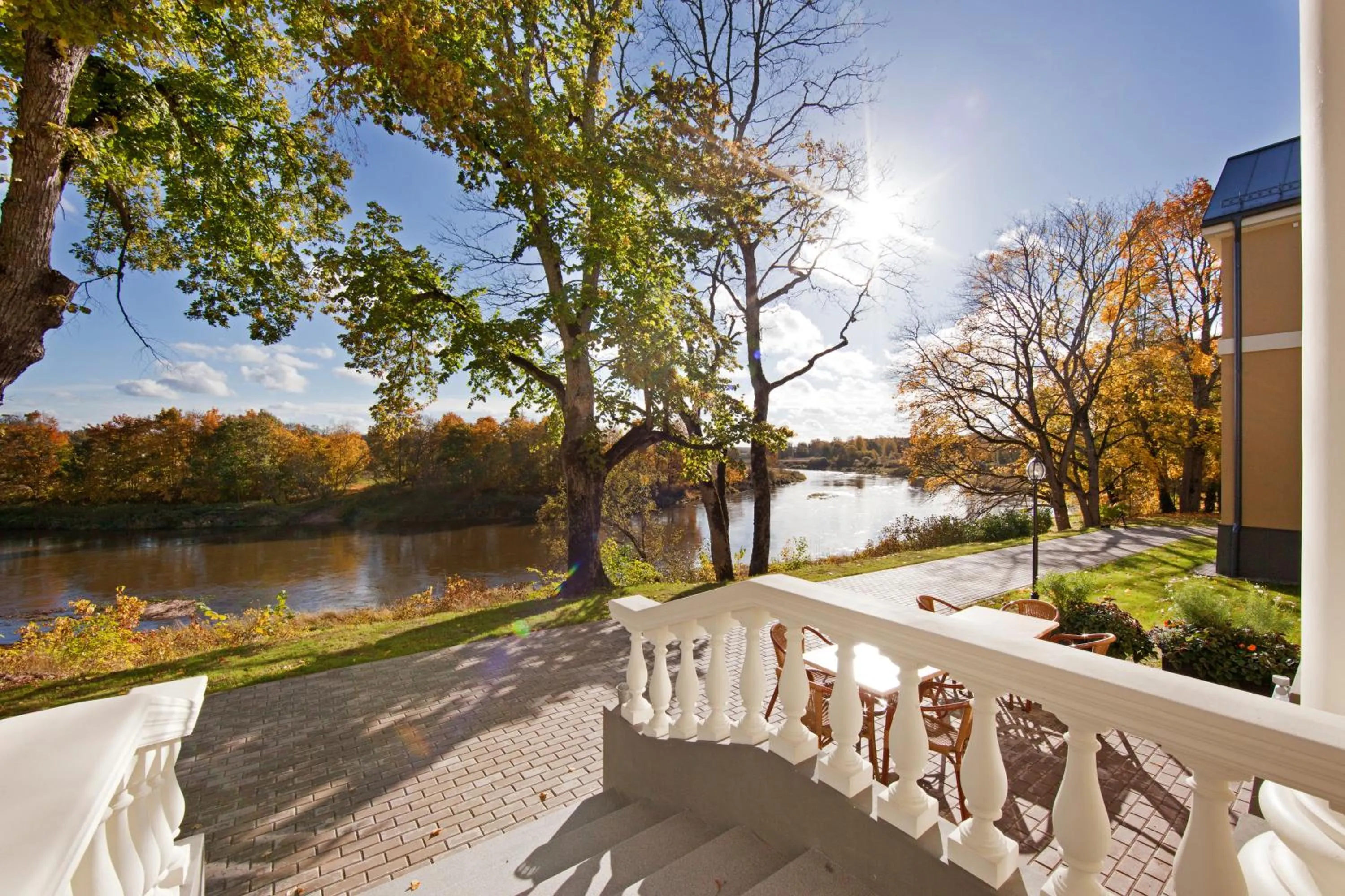 Natural landscape in Skrunda Manor