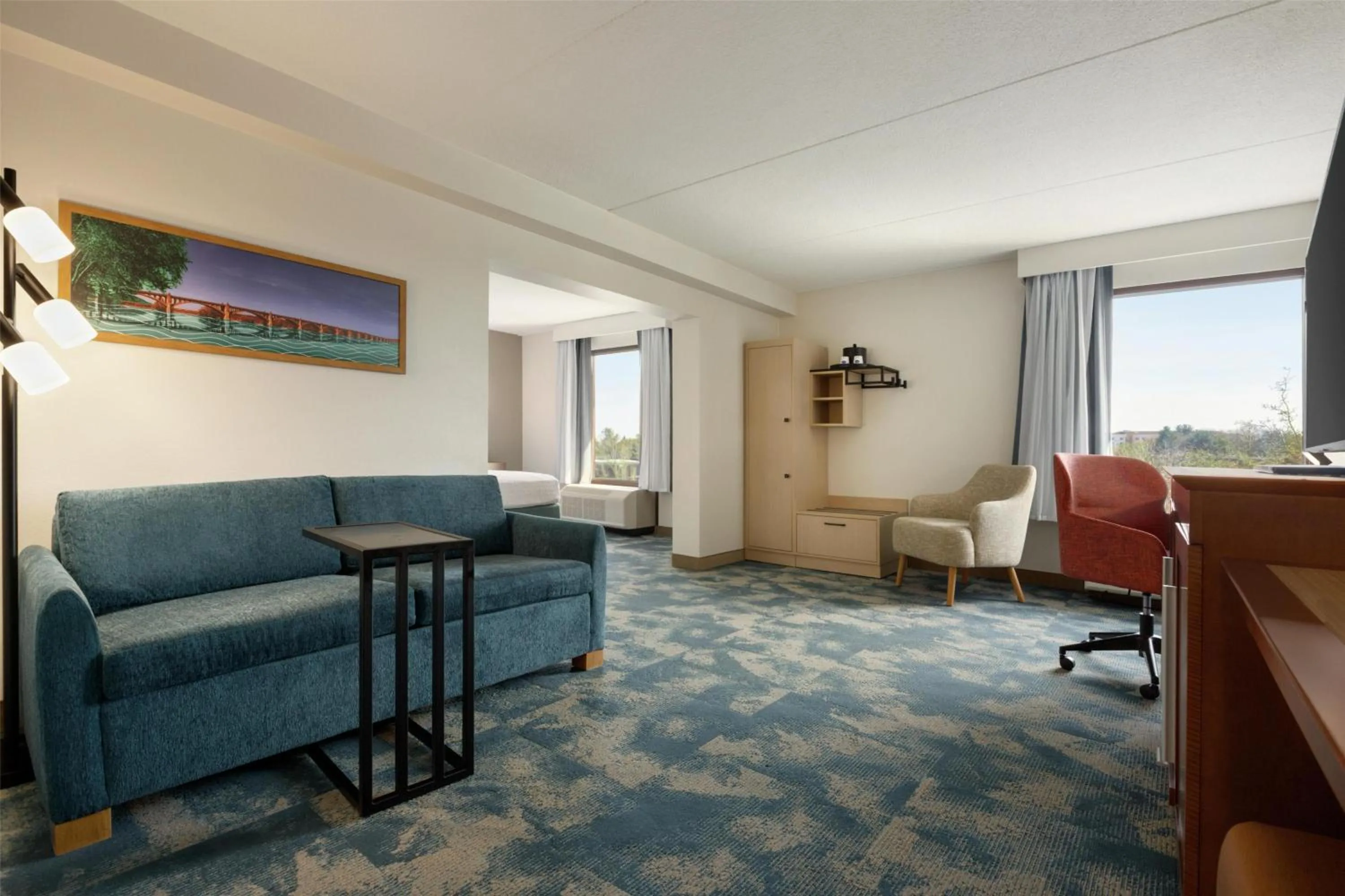 Living room in Hampton Inn Lancaster