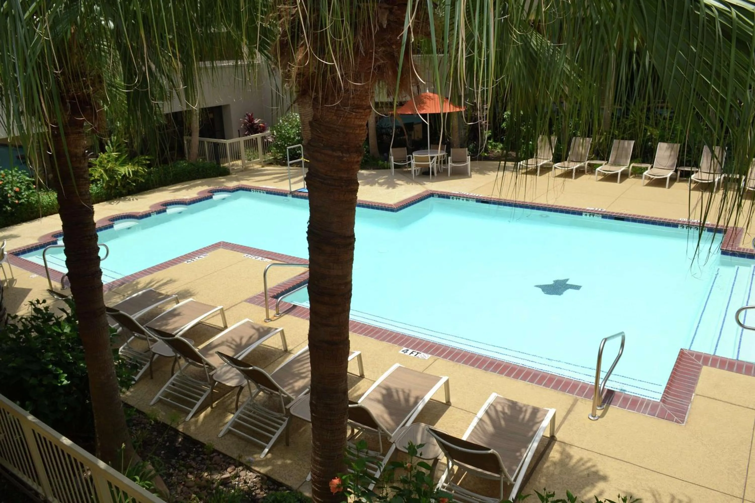 Swimming pool in DoubleTree by Hilton Hotel Houston Hobby Airport