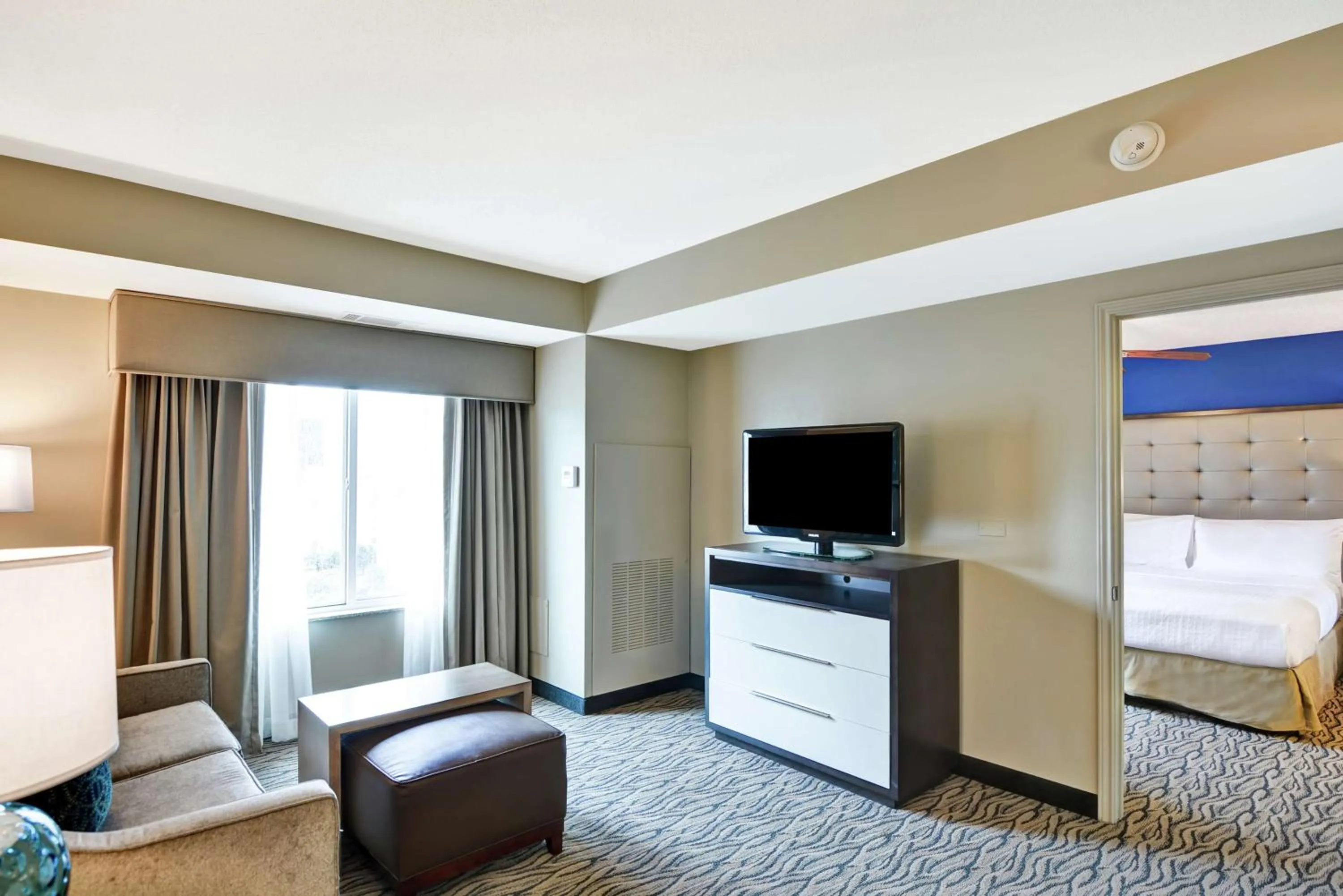 Living room, Bed in Homewood Suites by Hilton Houston Near the Galleria