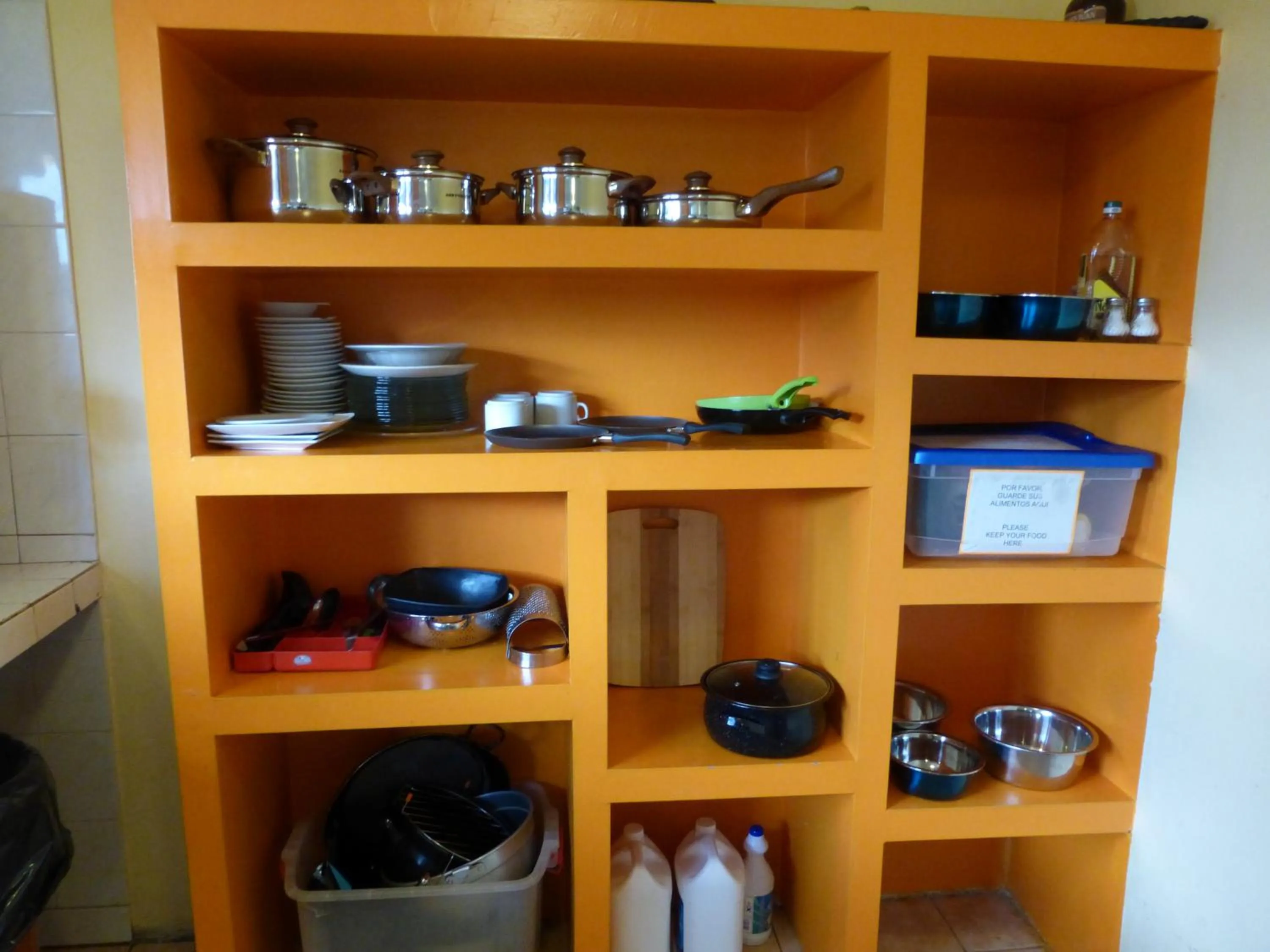 Communal kitchen in Calafate Hostel