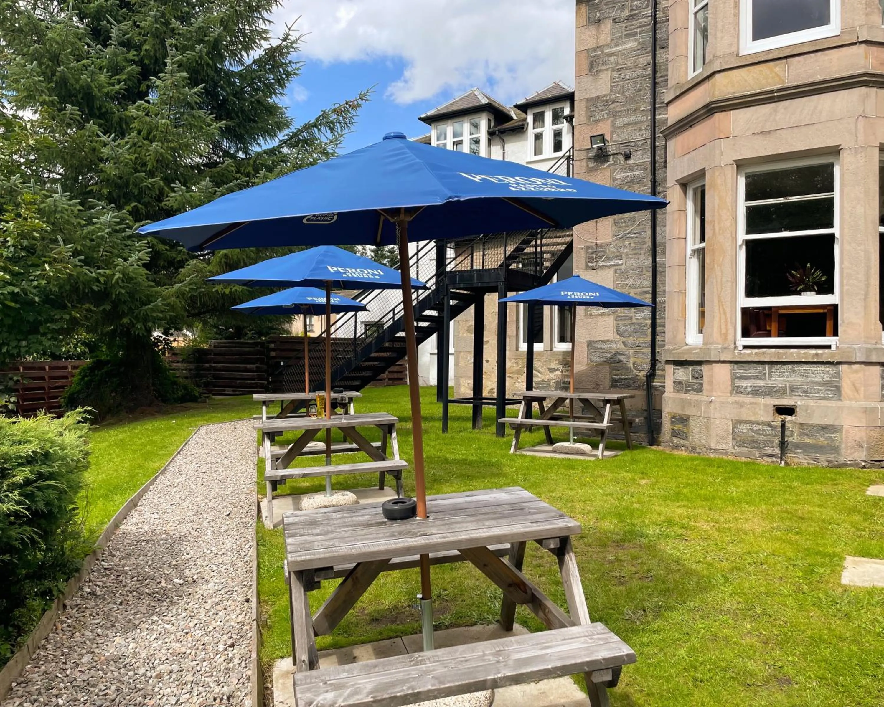 Garden in The Speyside Hotel and Restaurant