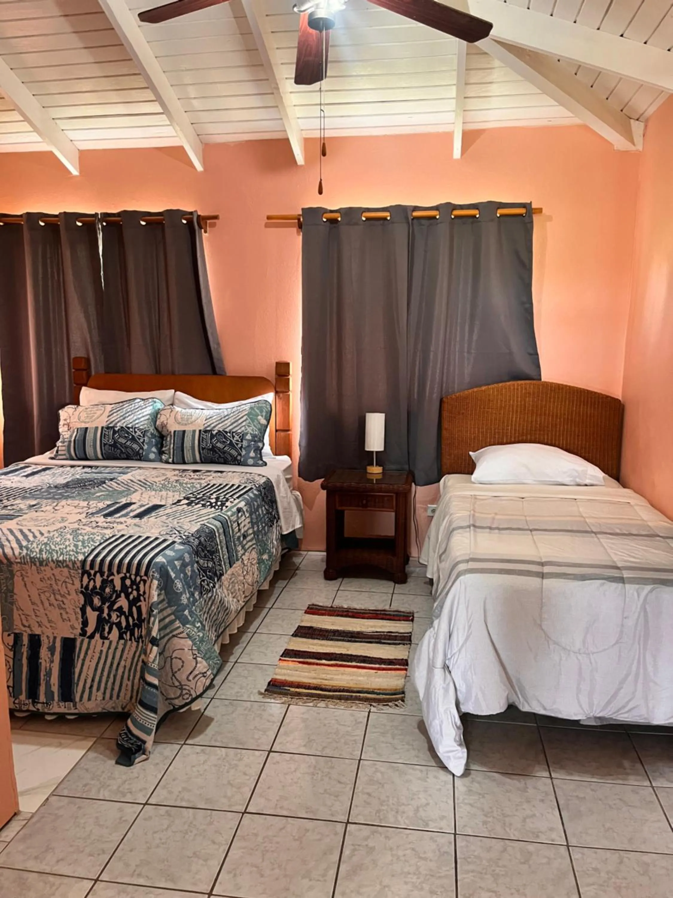 Bed in Ellen Bay Cottages