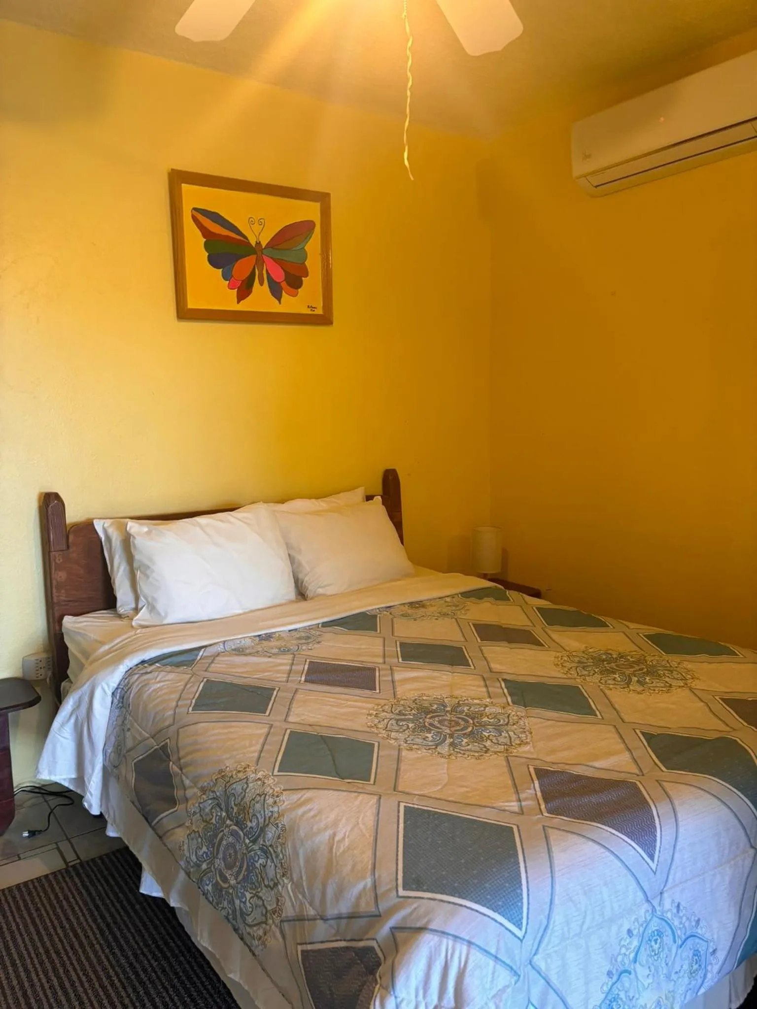 Bed in Ellen Bay Cottages