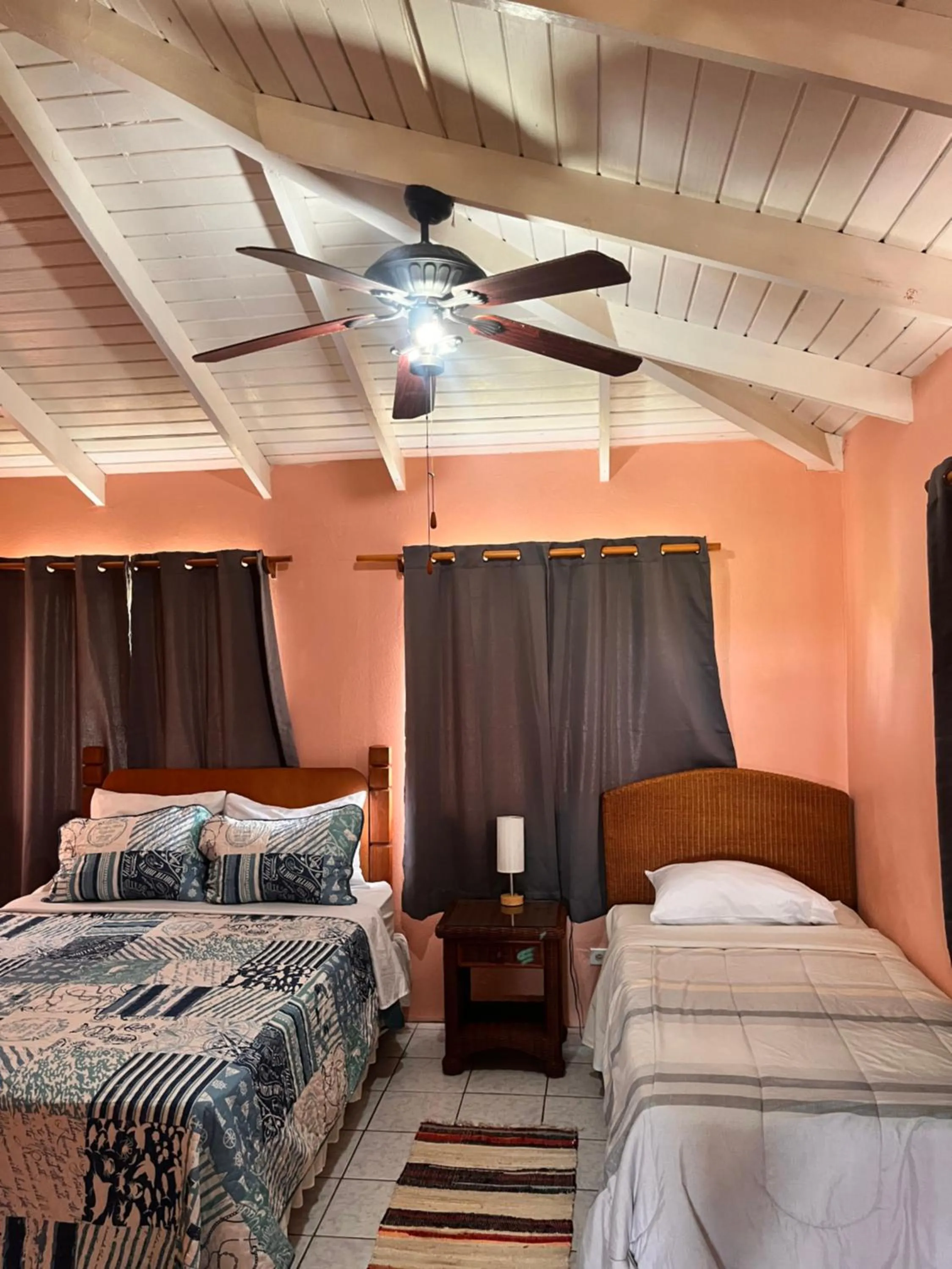 Bed in Ellen Bay Cottages