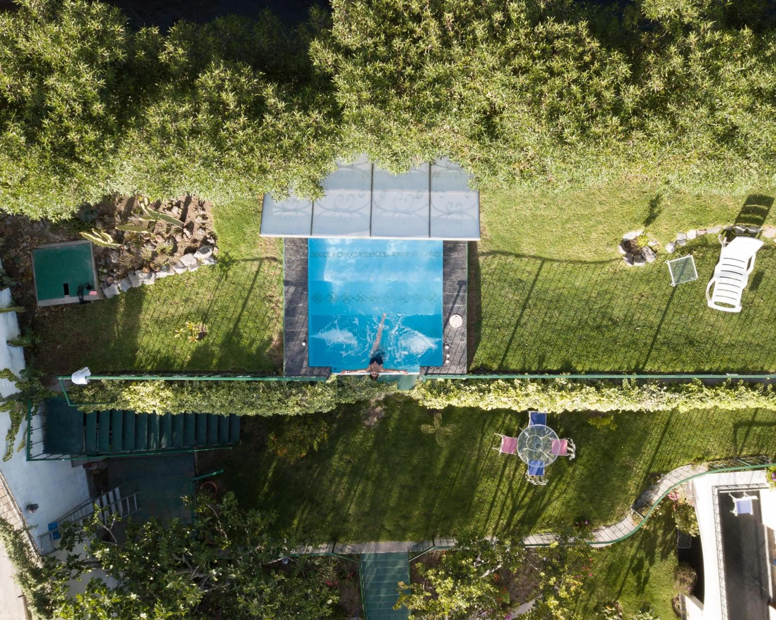 Pool view in Hotel Boutique Villa Elisa