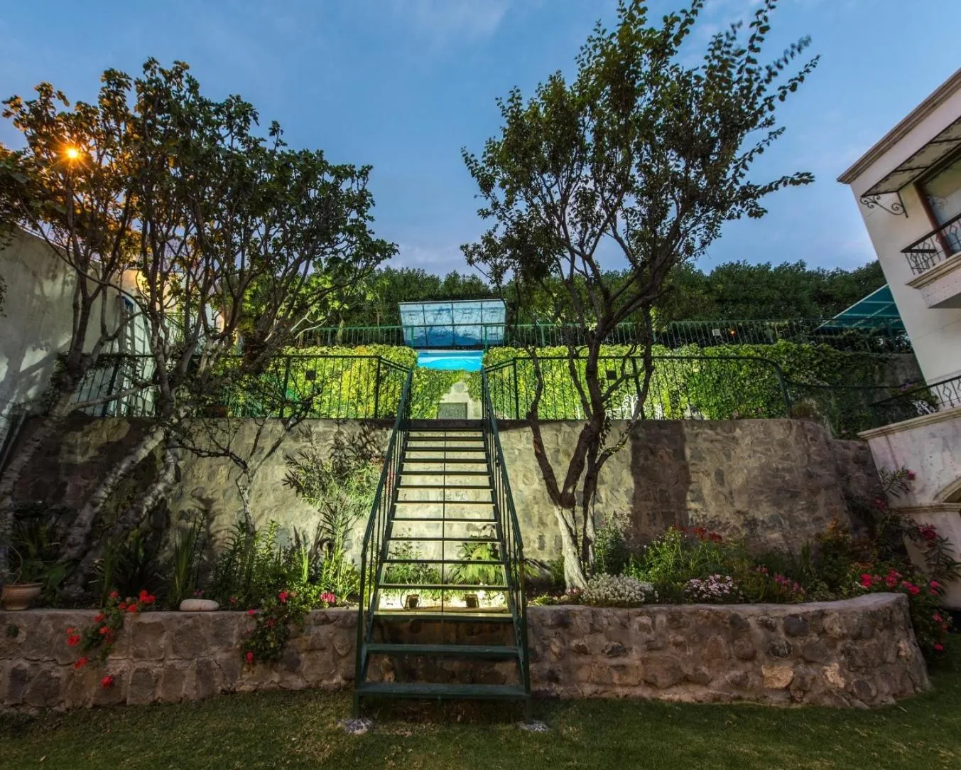Pool view in Hotel Boutique Villa Elisa