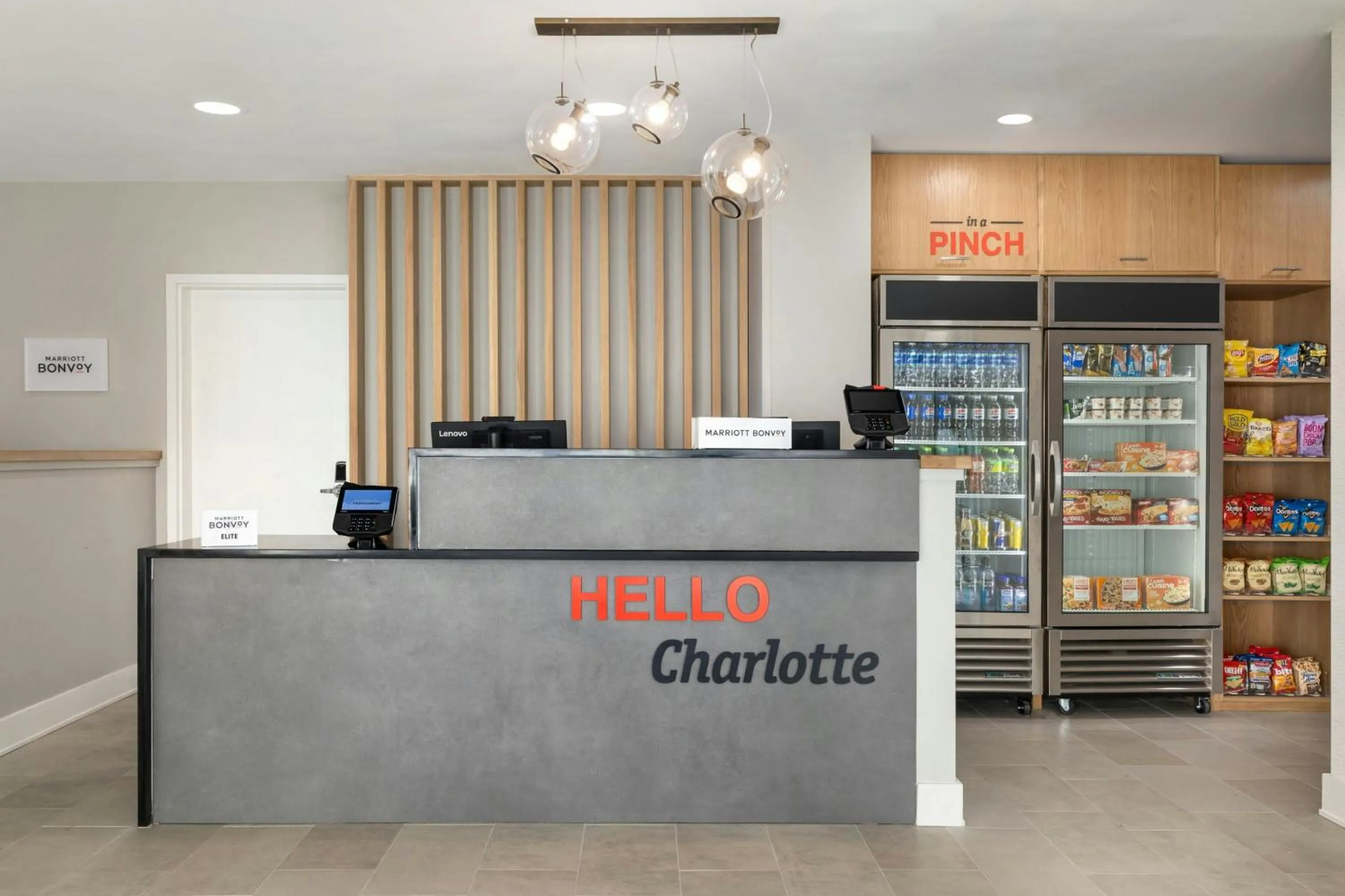 Lobby or reception in TownePlace Suites by Marriott Charlotte LoSo Airport