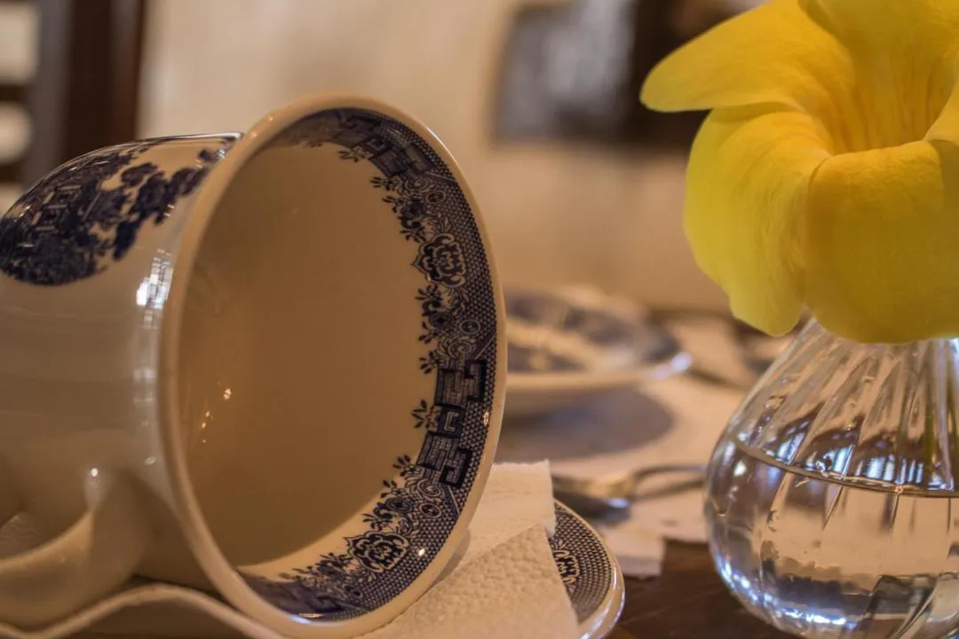 Buffet breakfast in Pousada Hospedaria da Villa