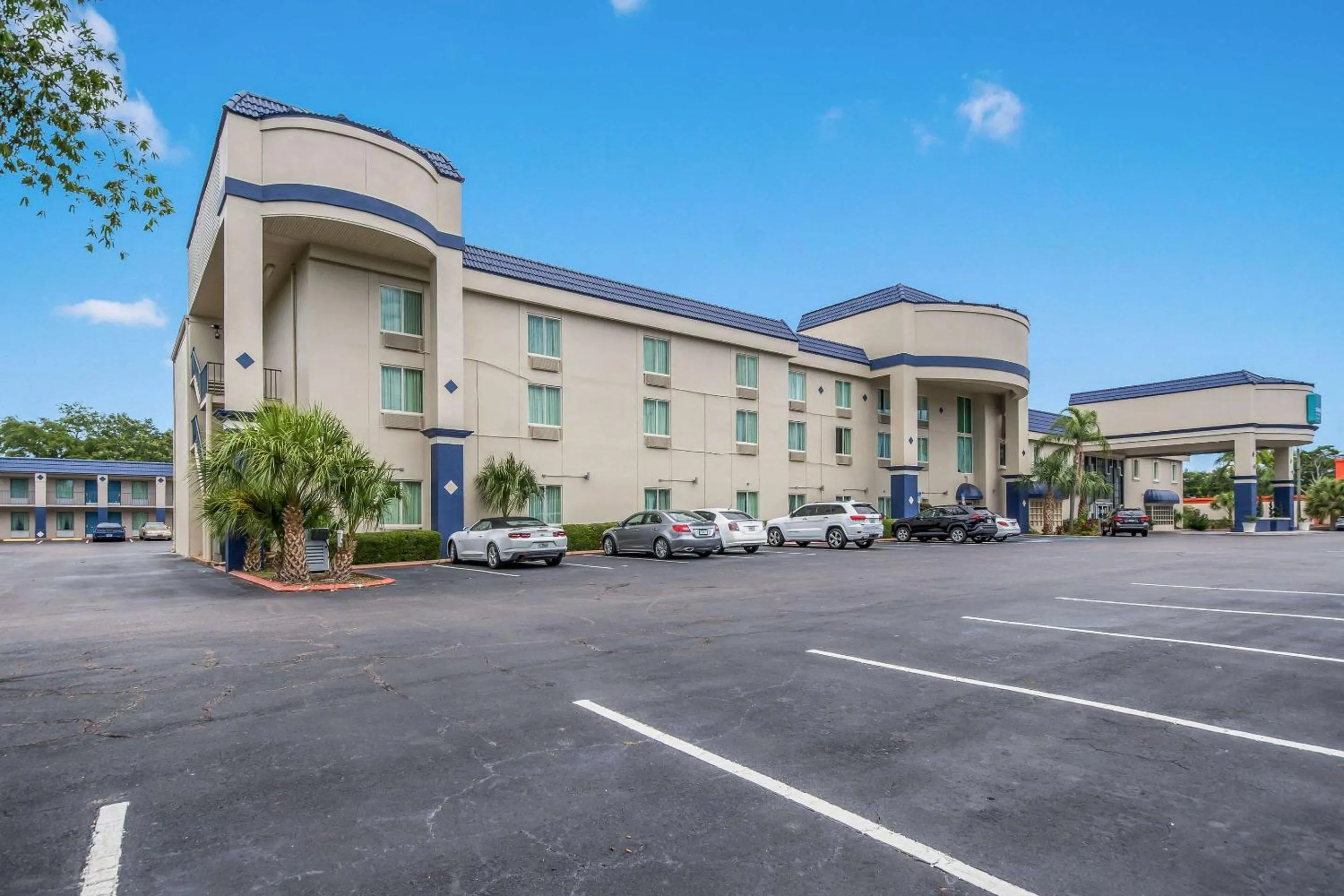 Property building in Clarion Inn & Suites Central Clearwater Beach