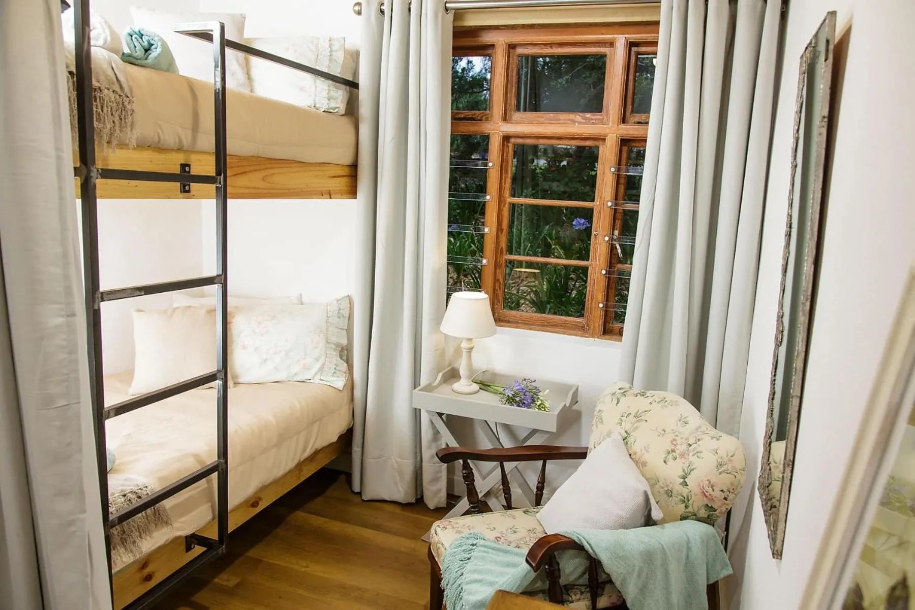 Bed in Blue Lily Retreat