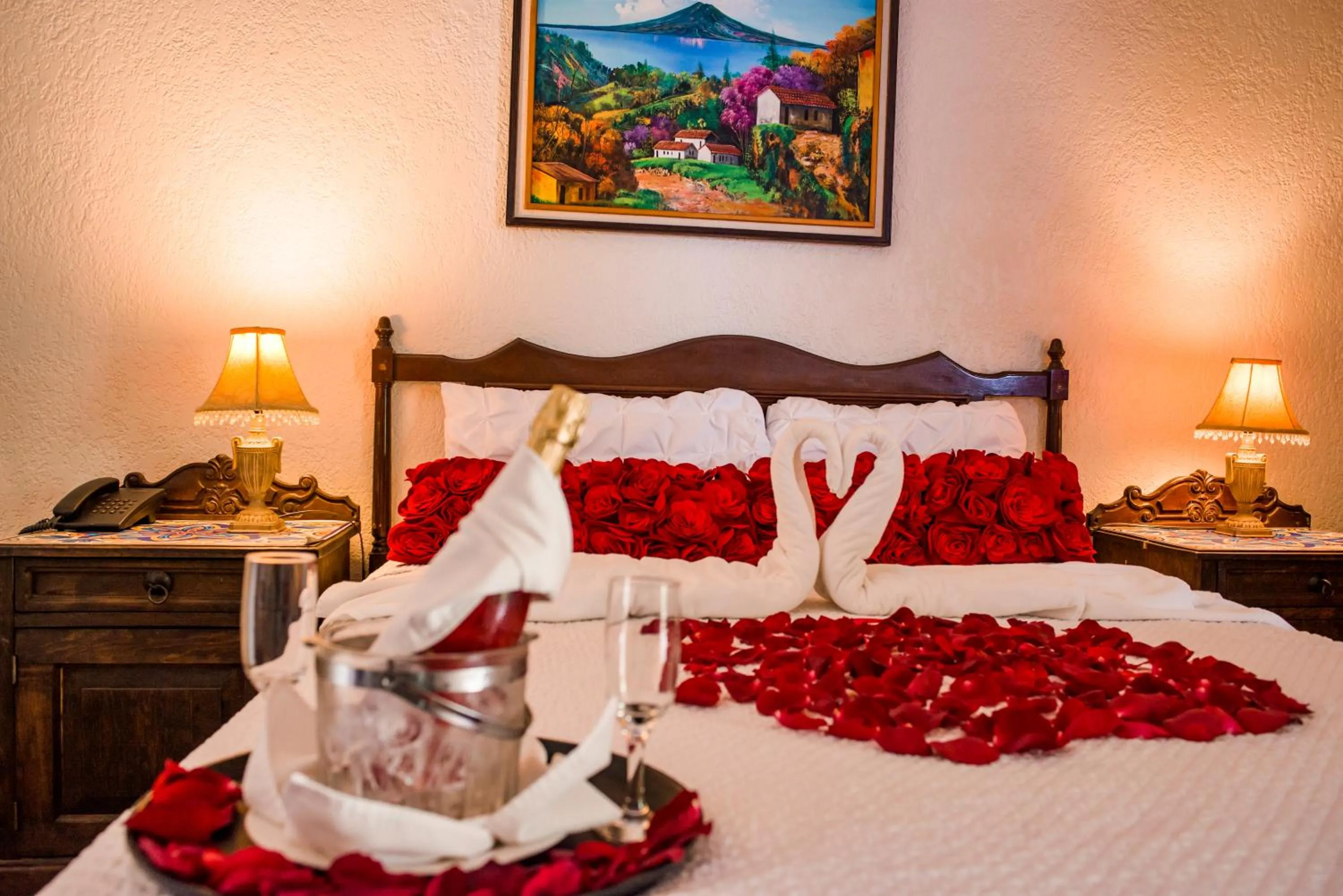 Decorative detail, Bed in Hotel Villa Española