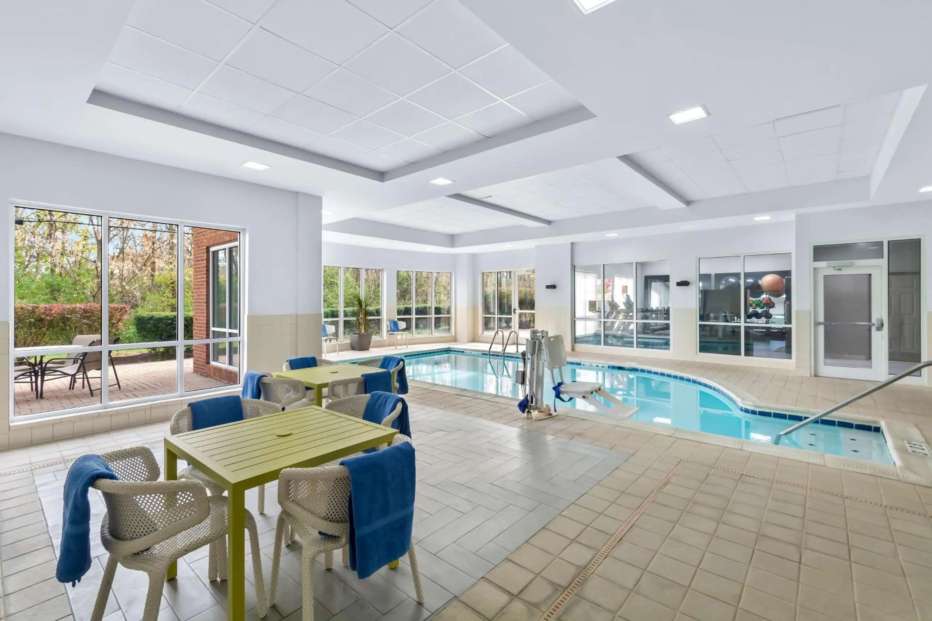 Pool view in Hilton Garden Inn Lexington Georgetown