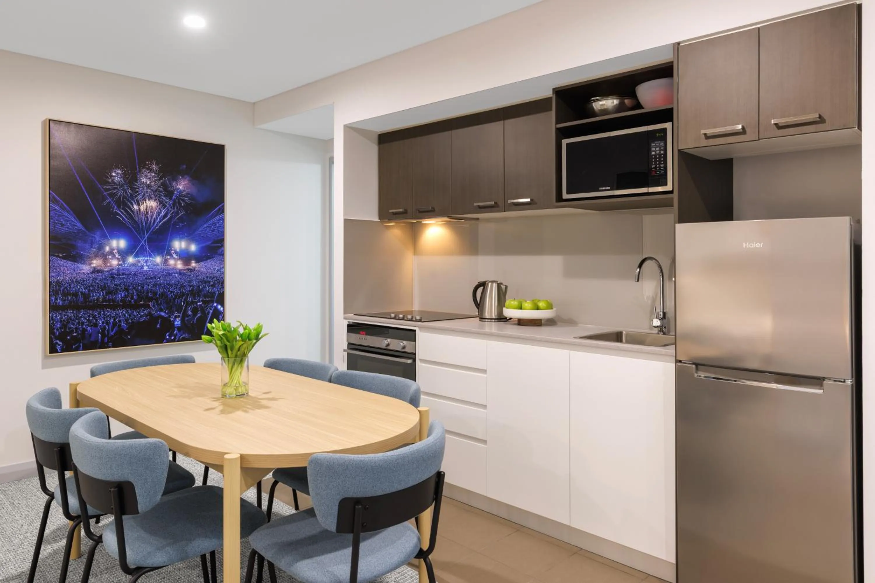 Dining area in Quest at Sydney Olympic Park