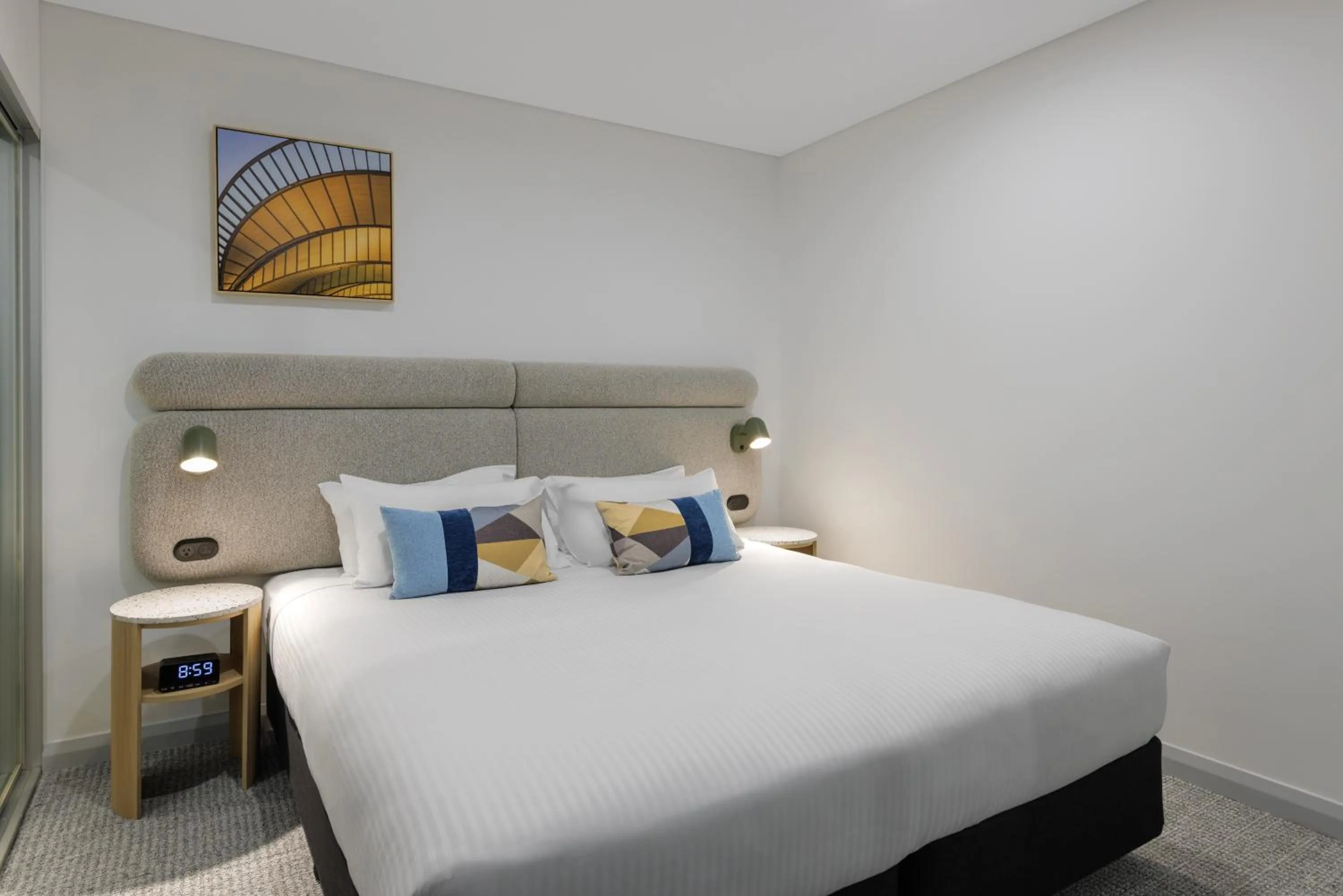Bedroom, Bed in Quest at Sydney Olympic Park