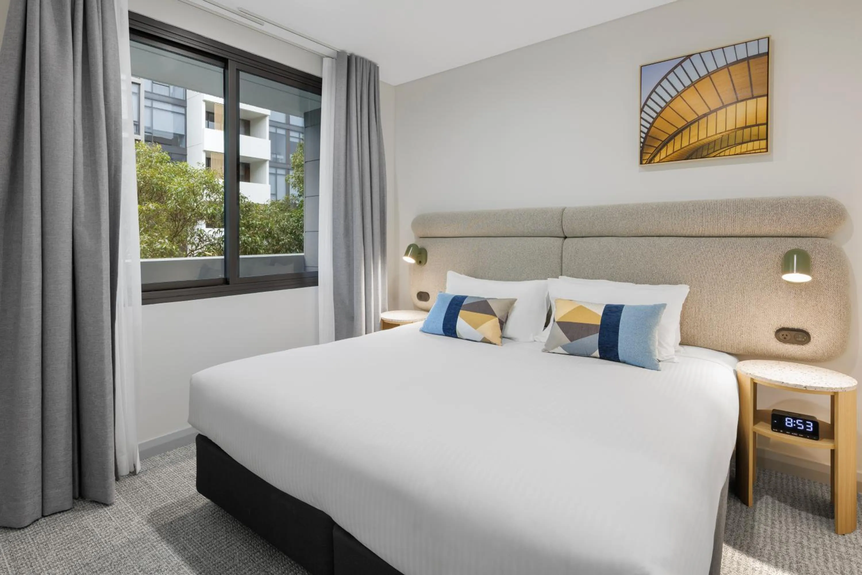 Bedroom, Bed in Quest at Sydney Olympic Park