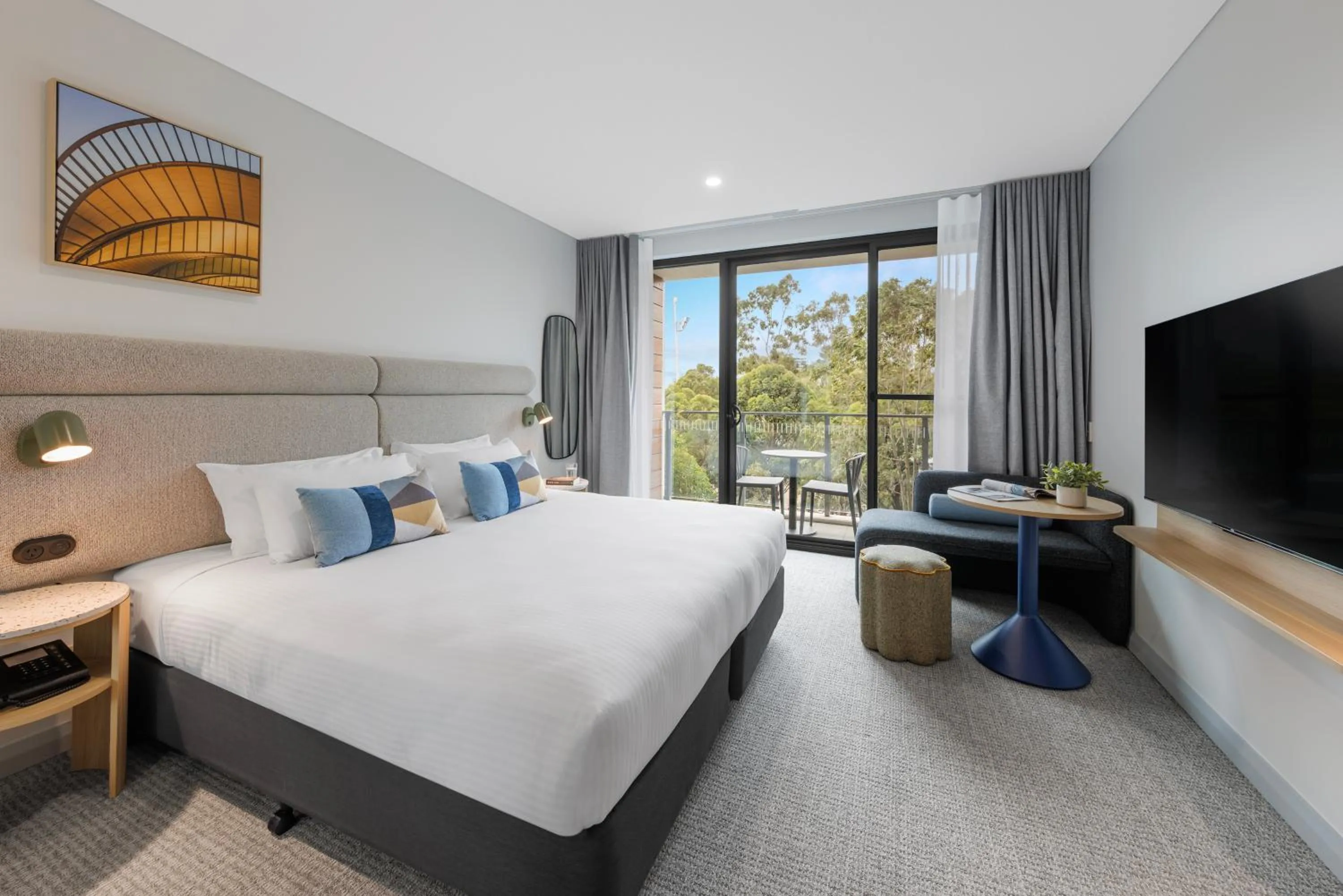Bedroom, Bed in Quest at Sydney Olympic Park