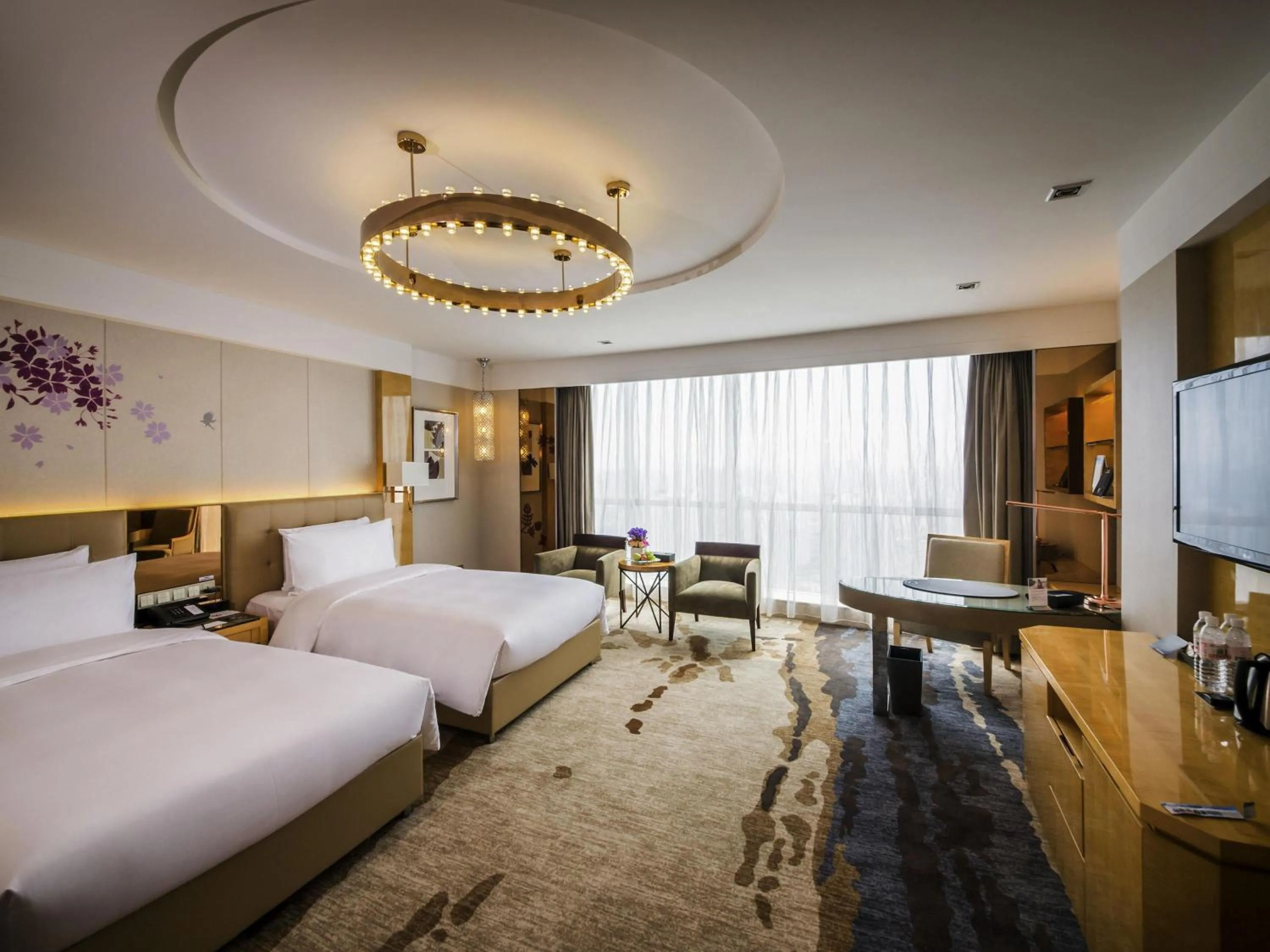 Bedroom, Bed in Pullman Linyi Lushang