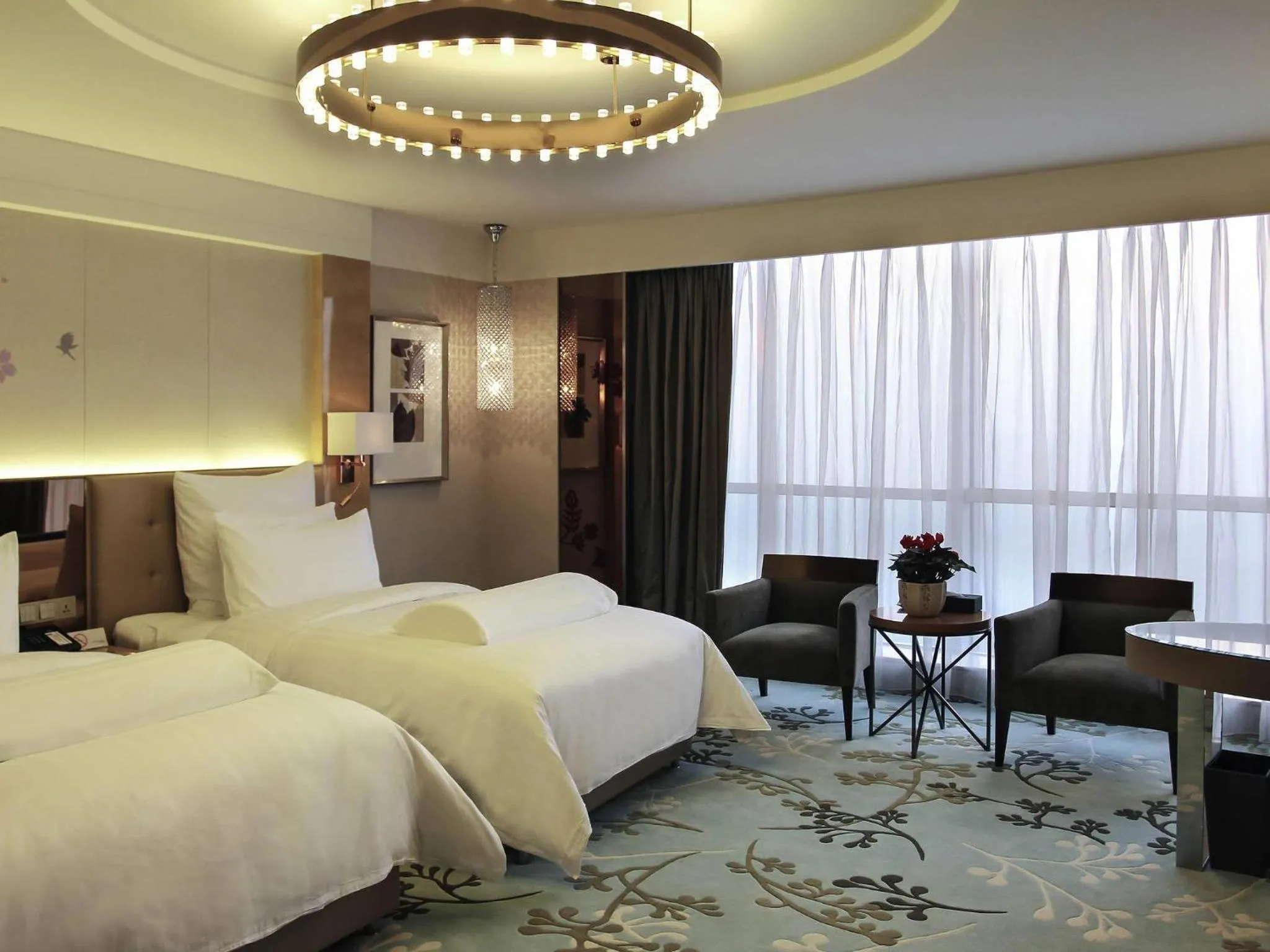 Bedroom, Bed in Pullman Linyi Lushang