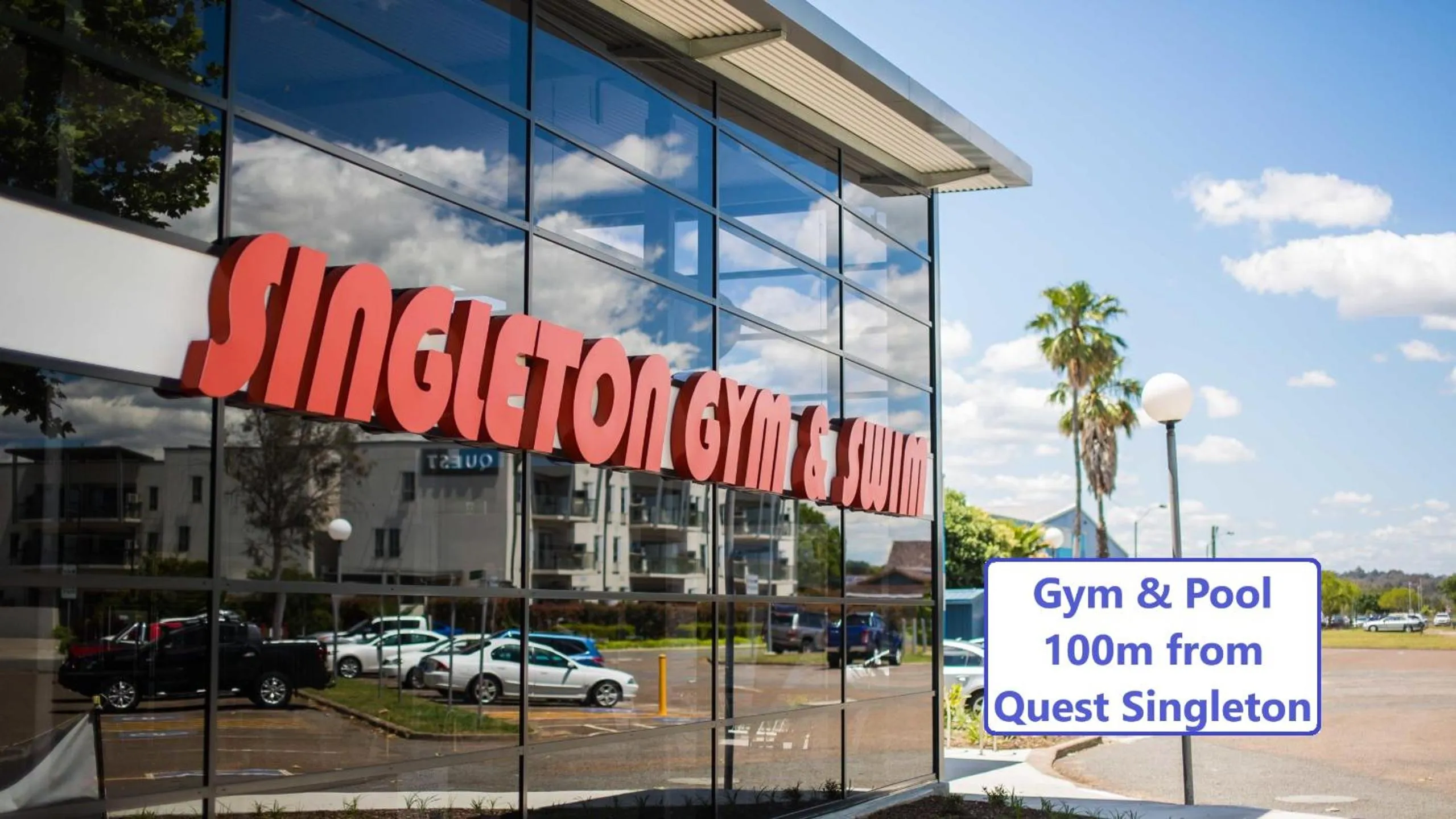 Swimming pool in Quest Singleton