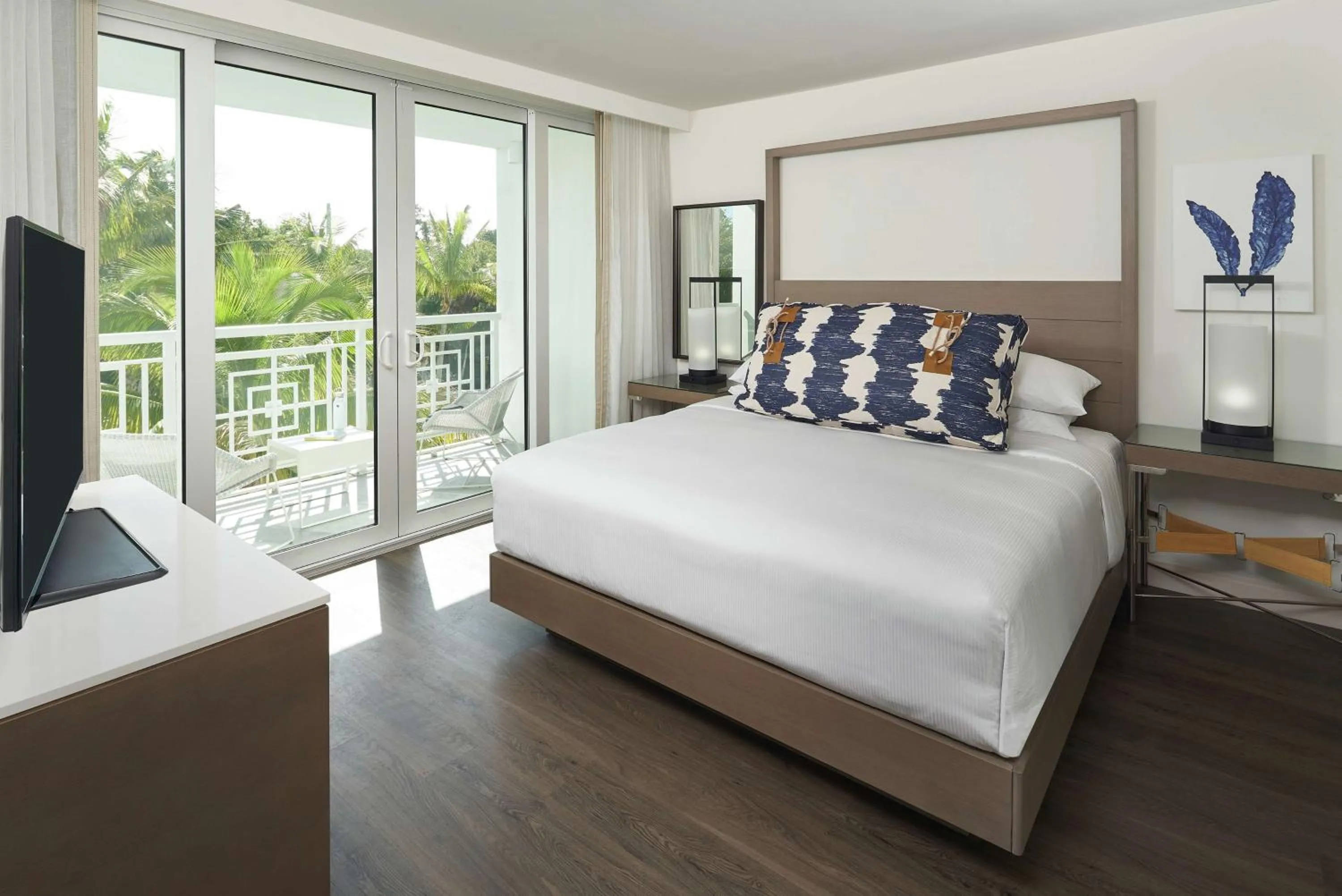 Bed in Baker's Cay Resort Key Largo, Curio Collection By Hilton