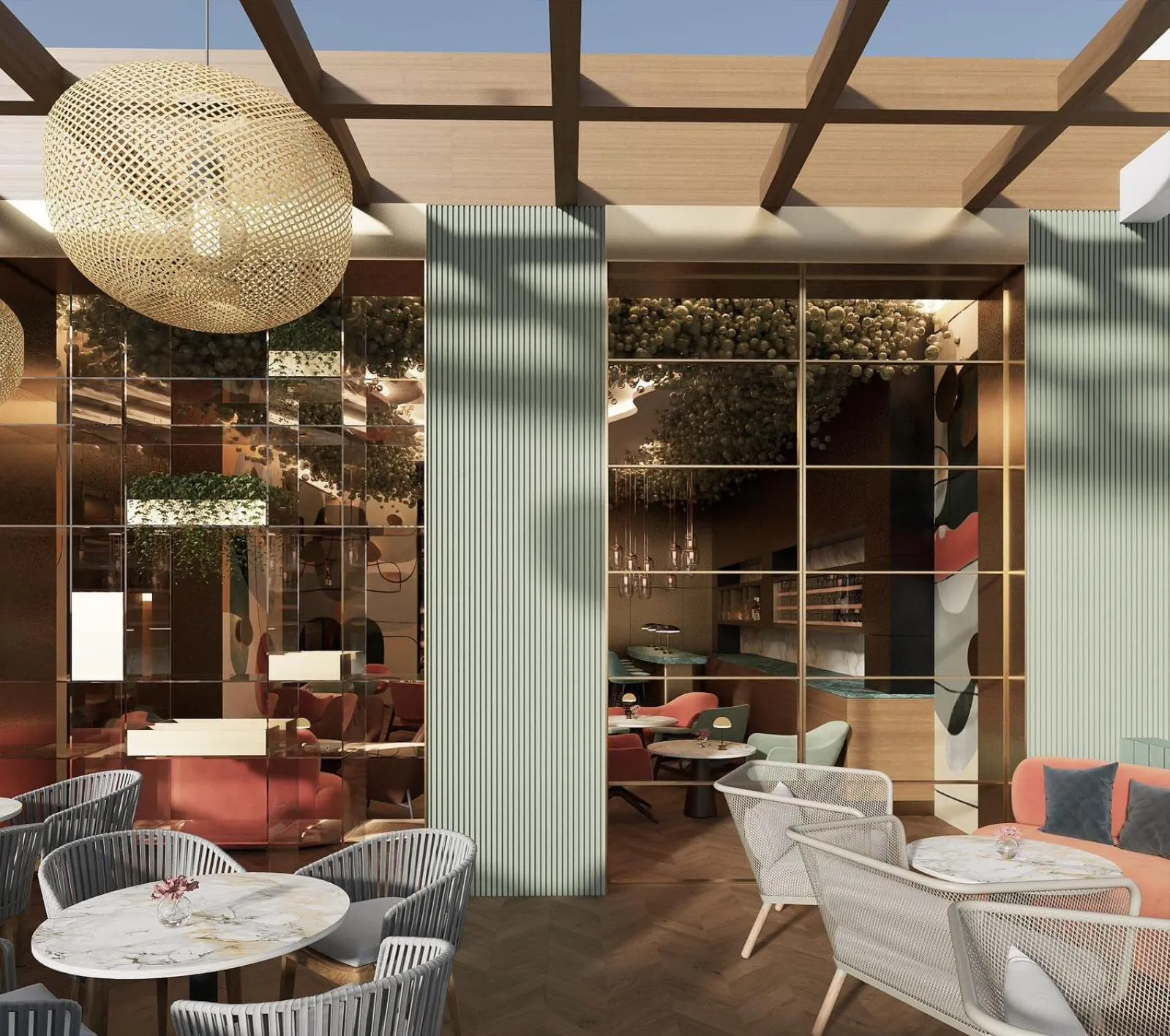 Restaurant/places to eat in Saifi Suites Hotel