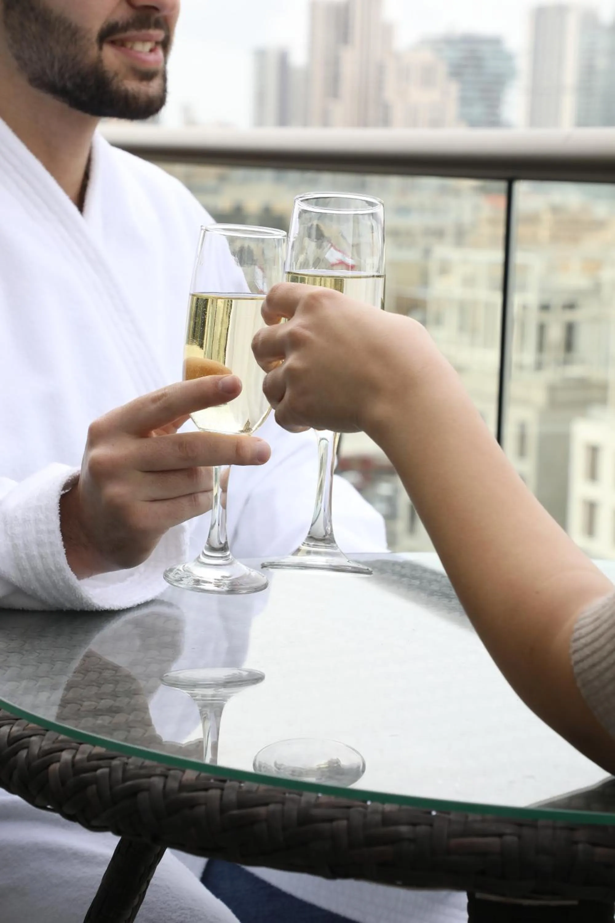 Balcony/Terrace in Saifi Suites Hotel