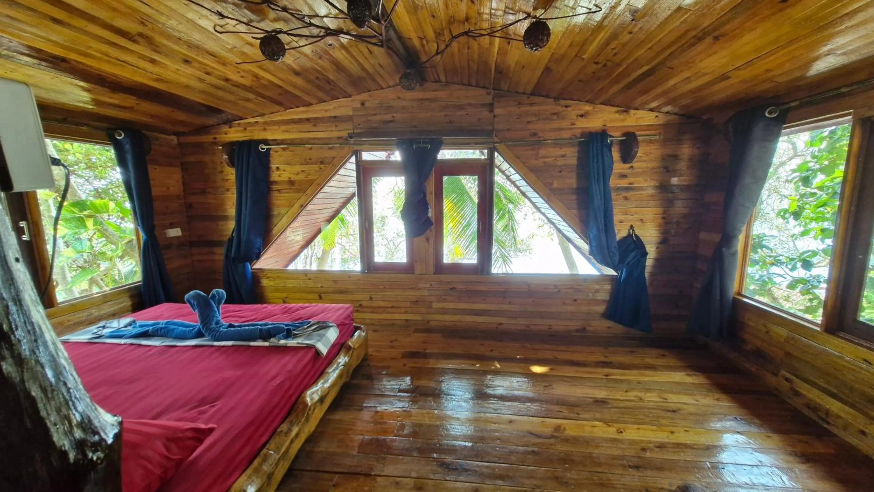 Bed in Mai Pen Rai Bungalows