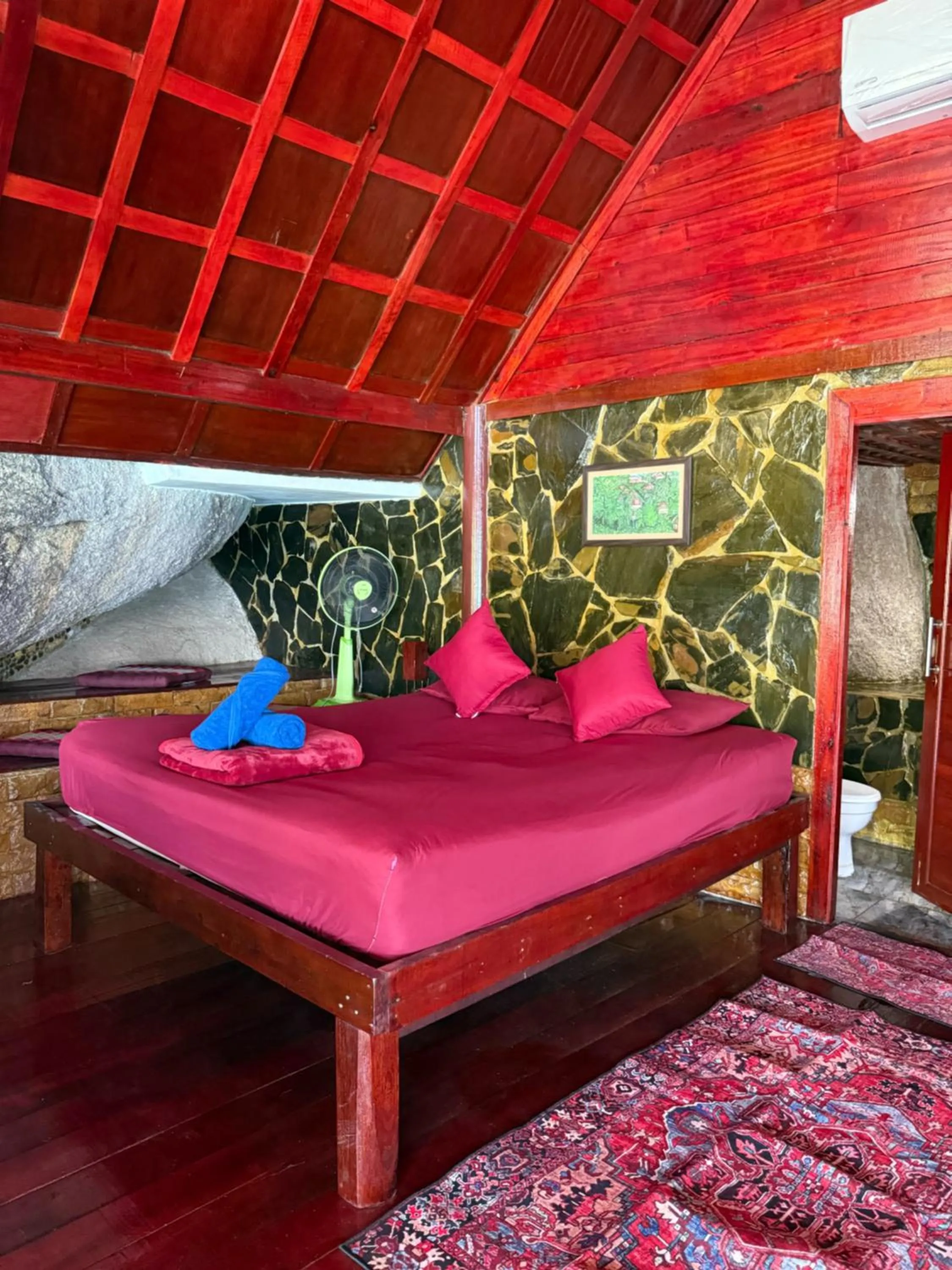 Bed in Mai Pen Rai Bungalows