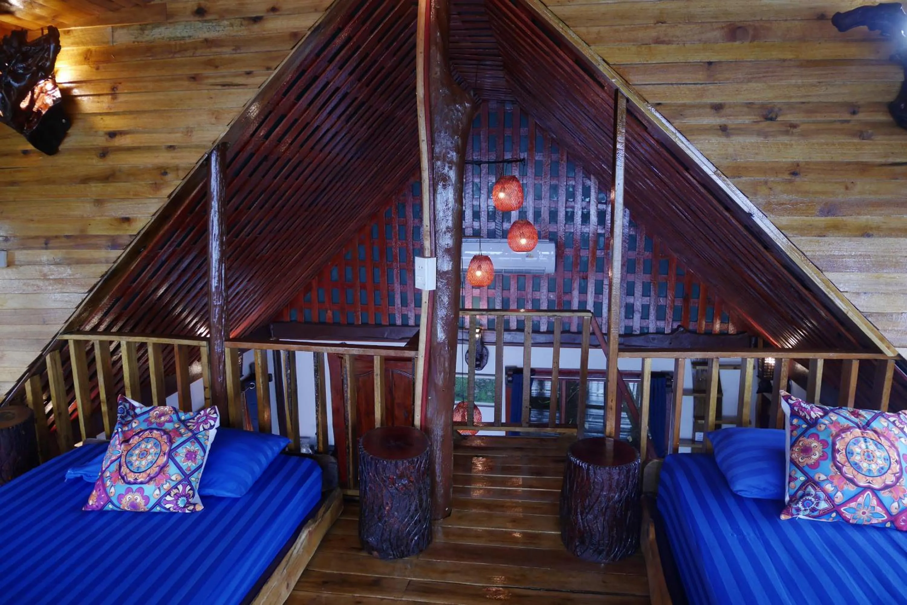 Bed in Mai Pen Rai Bungalows