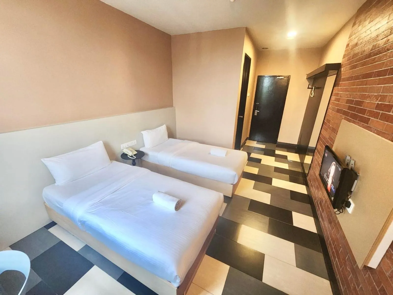 View (from property/room), Bed in the youniQ Hotel, Kuala Lumpur International Airport