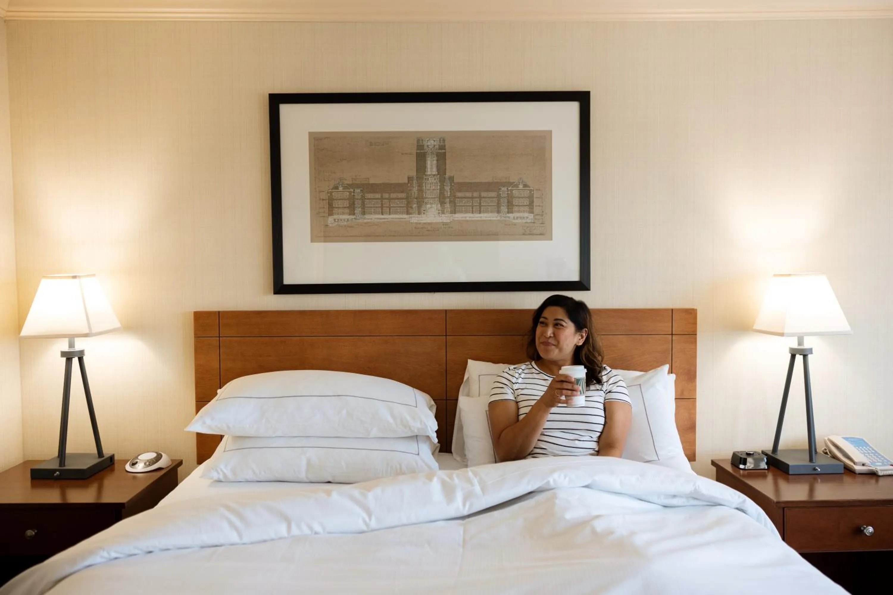 Bed in Hilton Knoxville