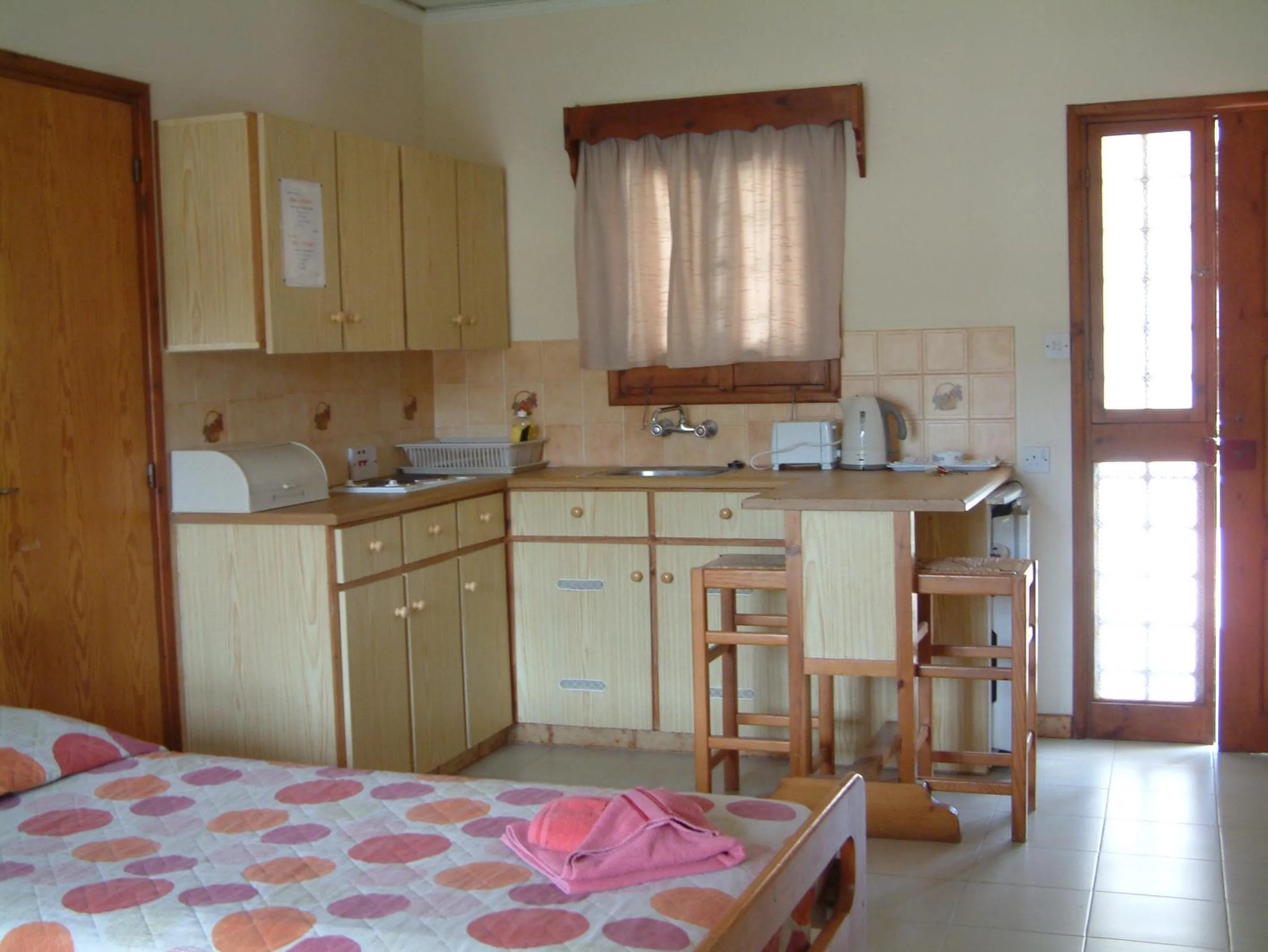 Kitchen or kitchenette in Pelekanos Apartments