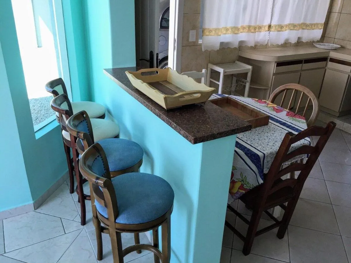 Kitchen or kitchenette in Pousada Souza