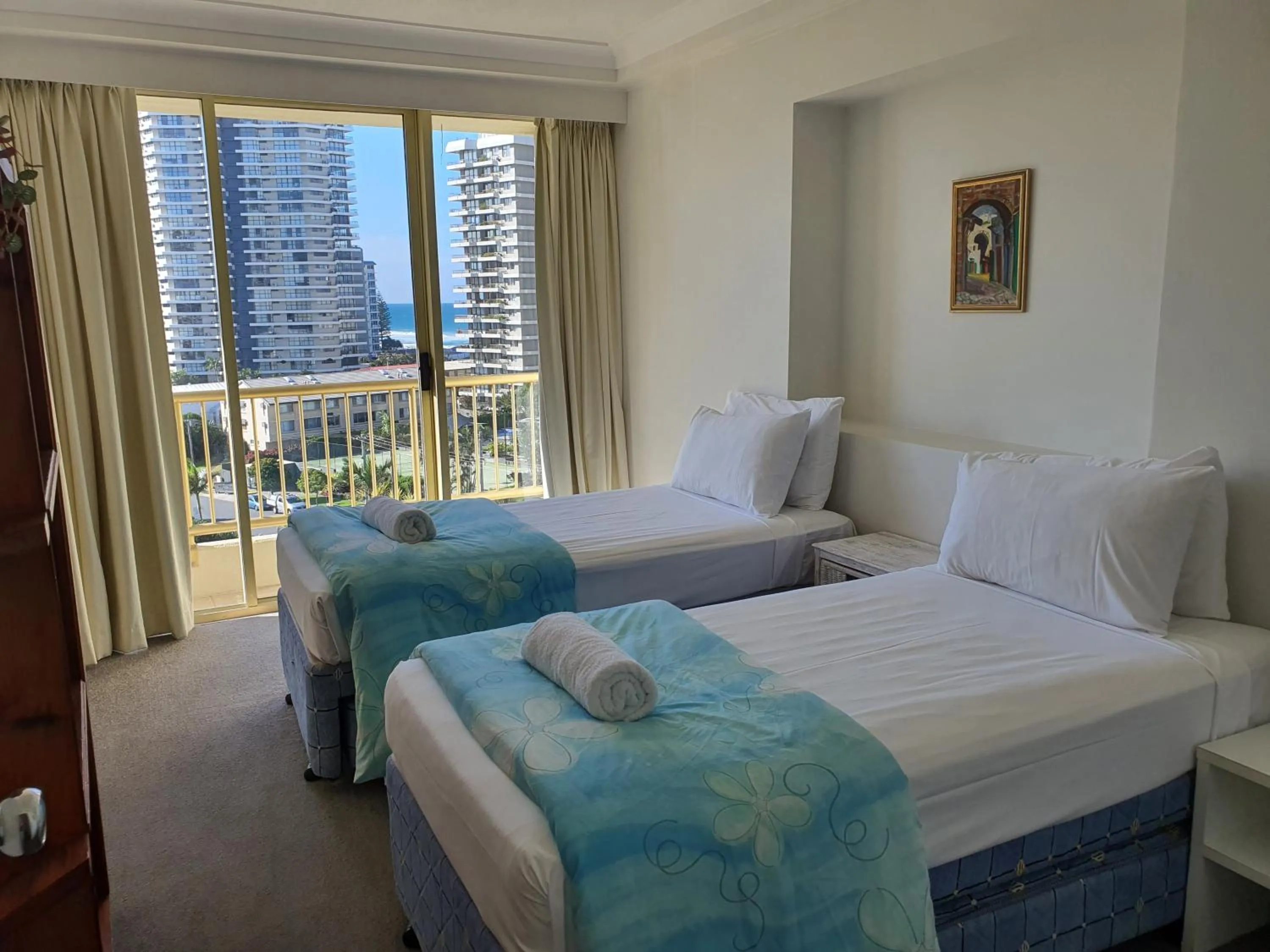 Bed in Contessa Holiday Apartments