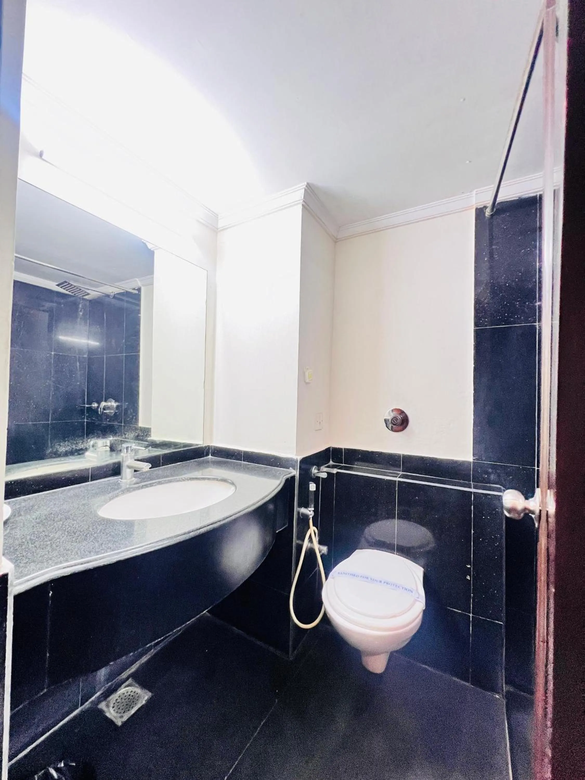 Shower in Hotel Dr Rajkumar International